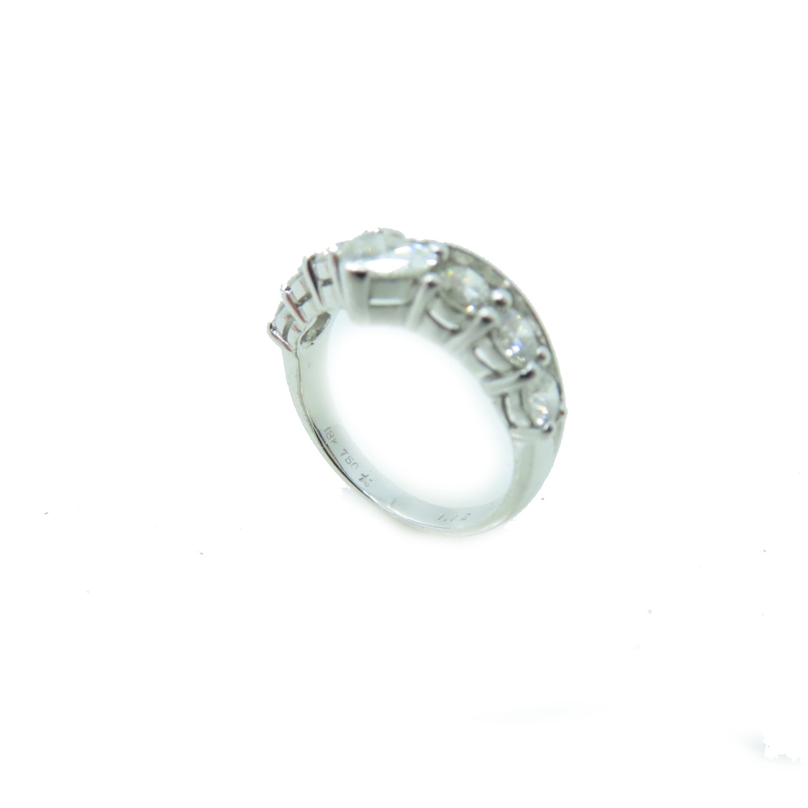 JEWELRY 【激減優惠】18K白金Ring 0.40ct/1.12ct鑽石戒指US#5.5