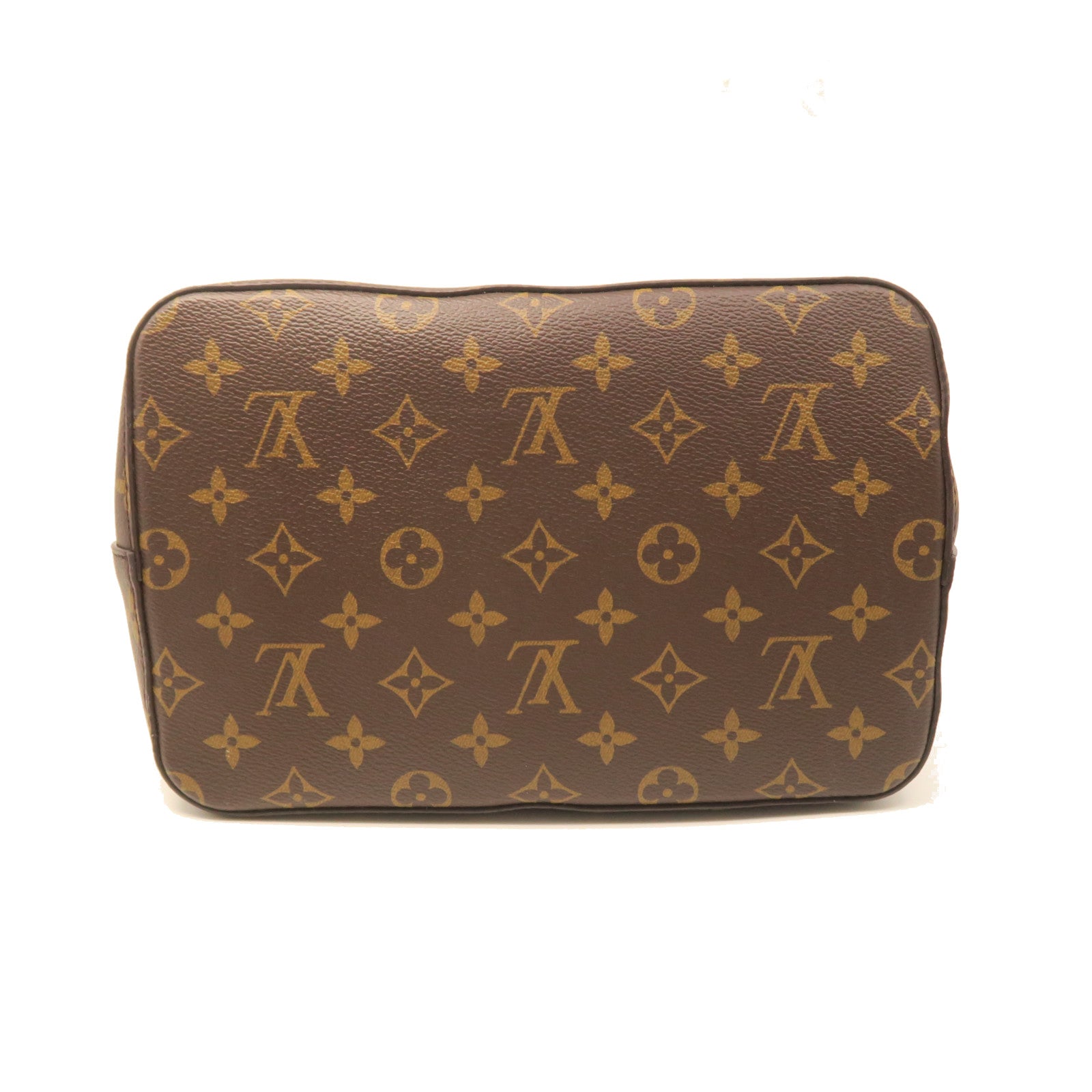 LOUIS VUITTON Monogram Neo Noe MM Gold Buckle Shoulder Bag Brown/Pink