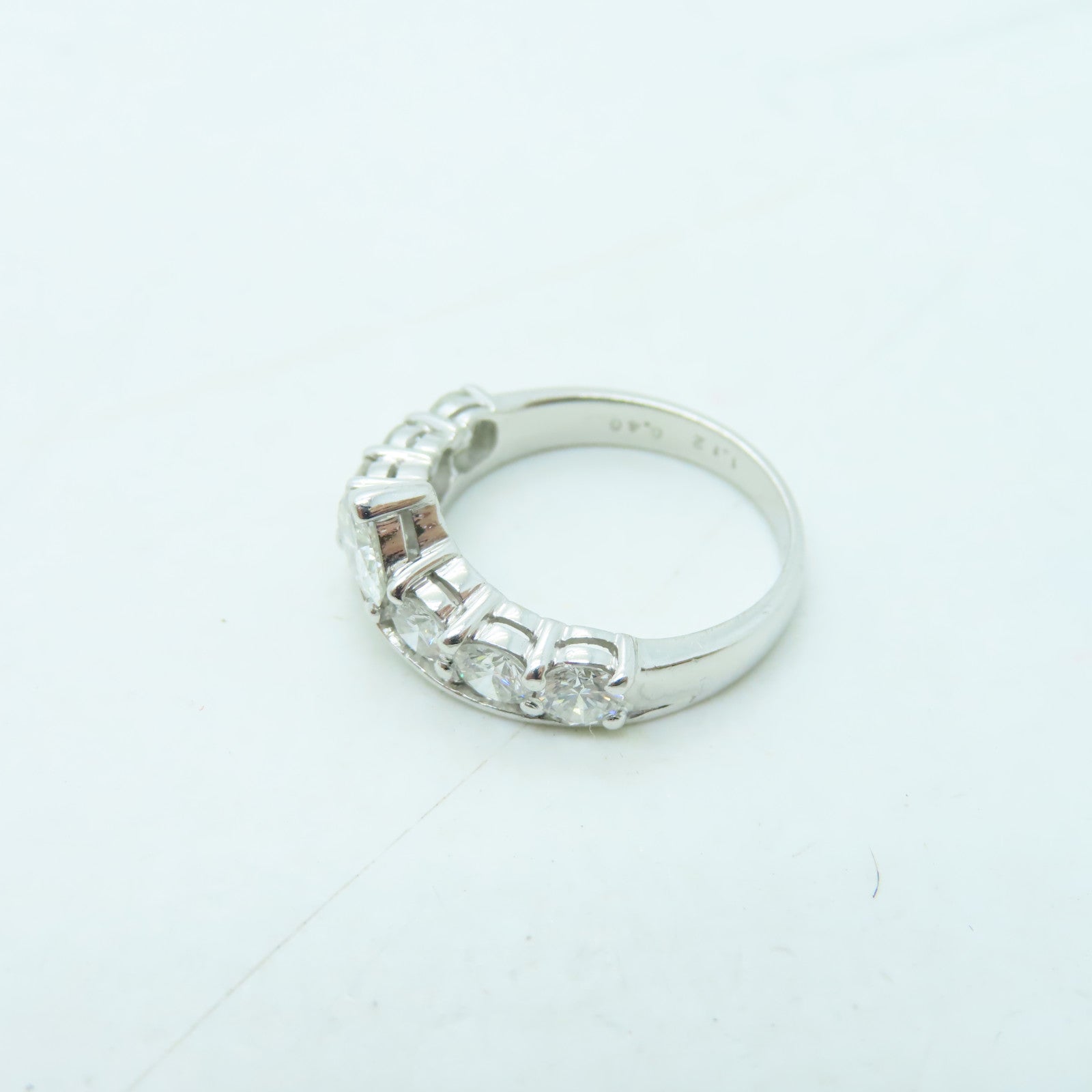 JEWELRY 【激減優惠】18K白金Ring 0.40ct/1.12ct鑽石戒指US#5.5