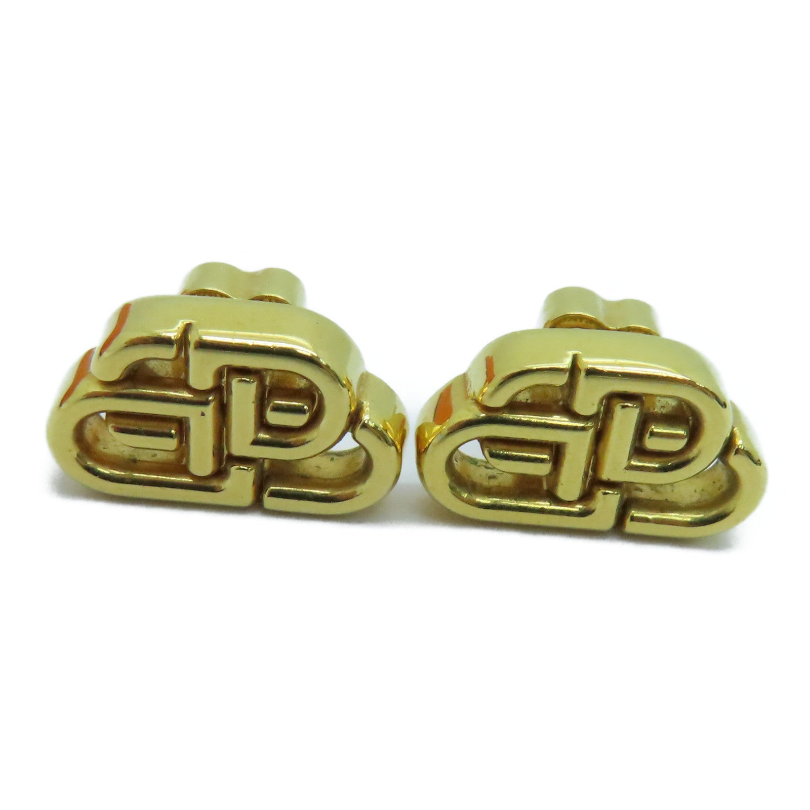 BALENCIAGA Metal BB XS Stud Earrings Gold – Brand Off Hong Kong