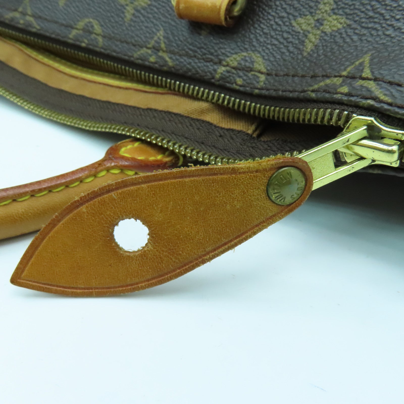 LOUIS VUITTON Monogram Speedy 35金扣手挽袋啡色