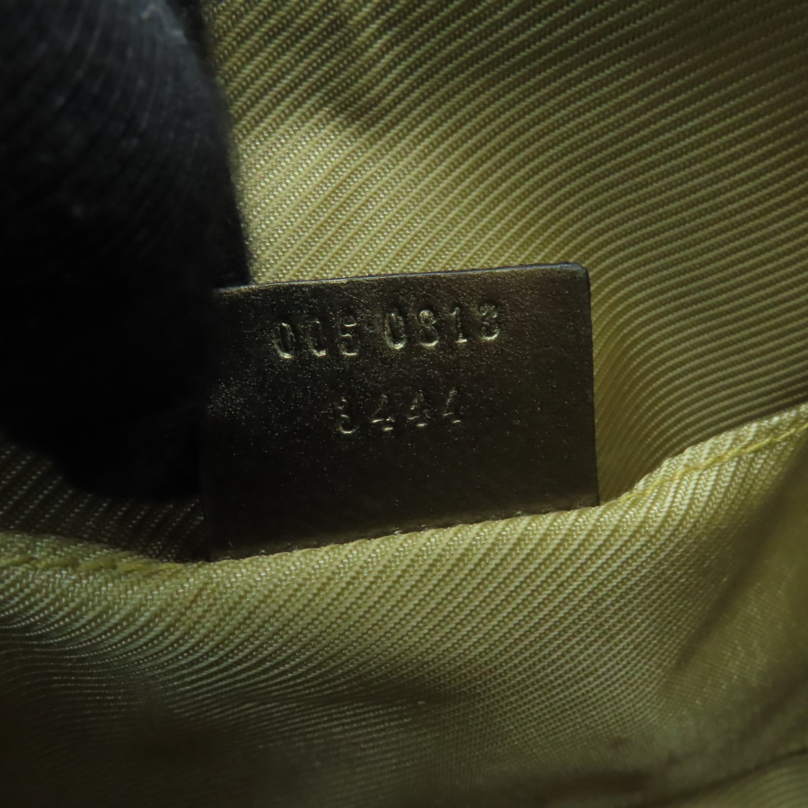 GUCCI 帆布Shoulder Bag金扣肩背袋金色