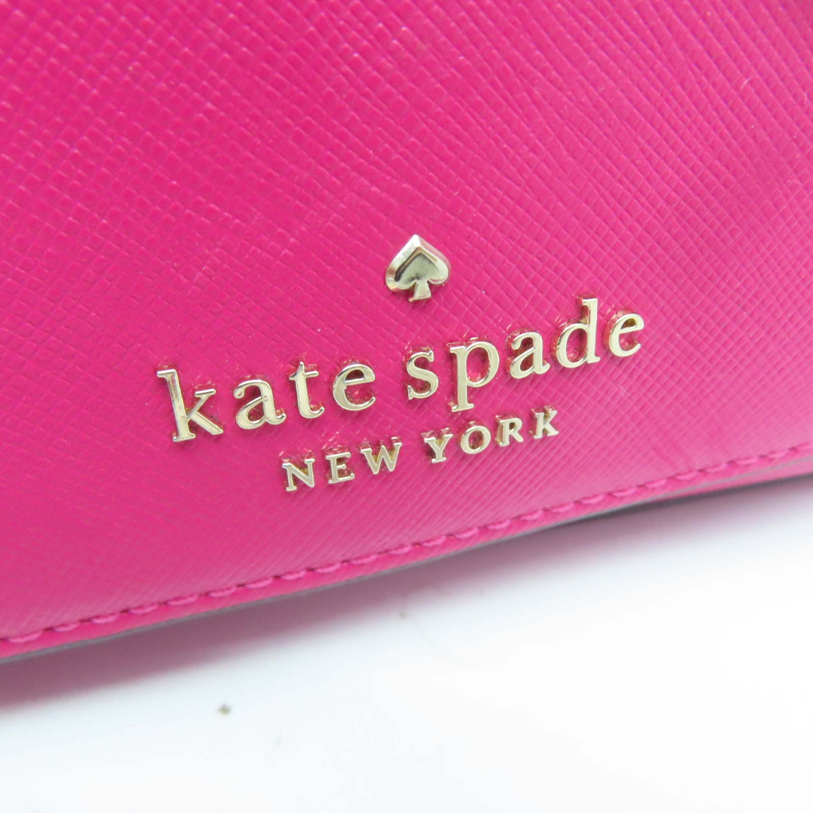 Kate Spade 牛皮皮革Shoulder Bag金扣鏈帶肩背袋粉紅色