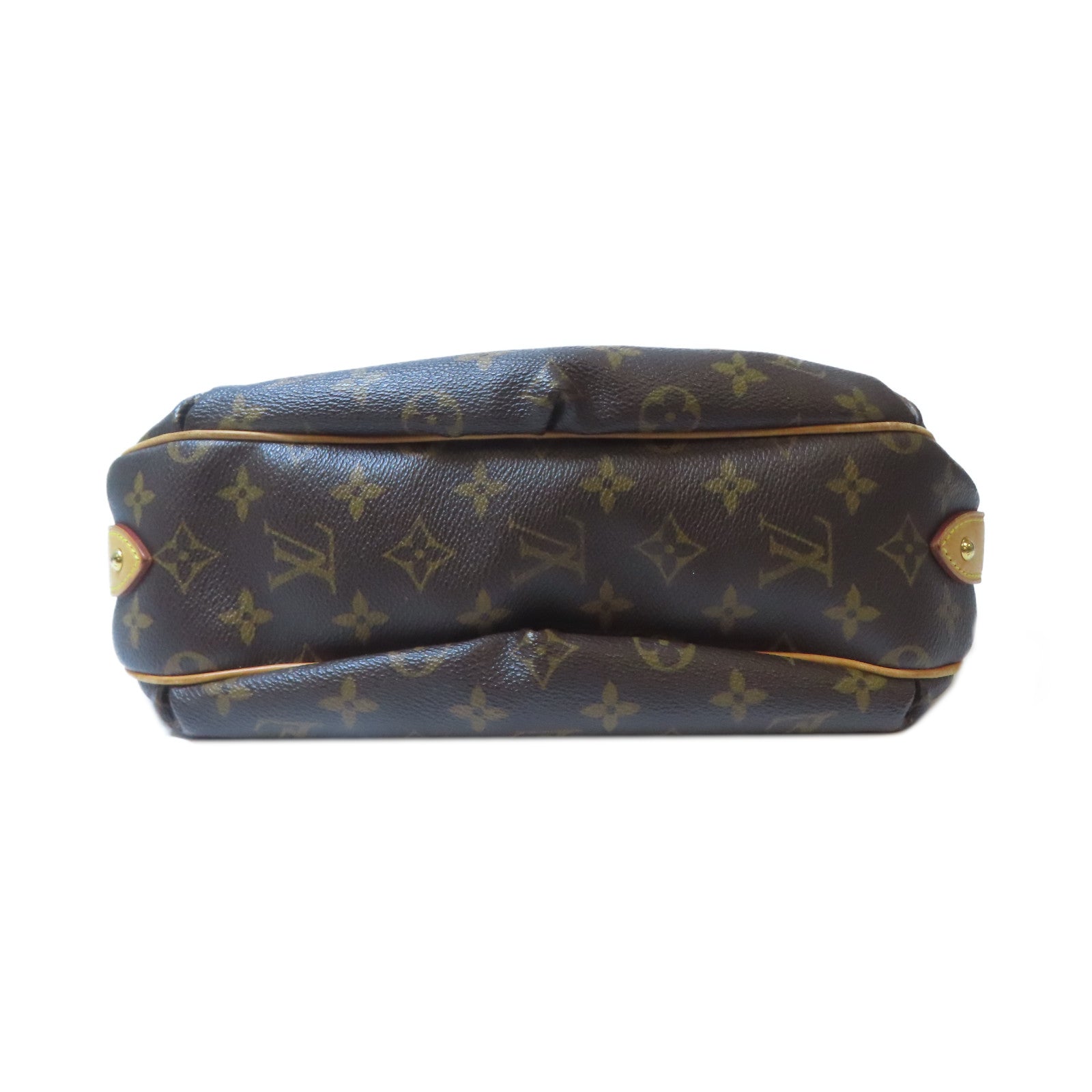 LOUIS VUITTON Monogram Tulum PM金扣肩背袋啡色