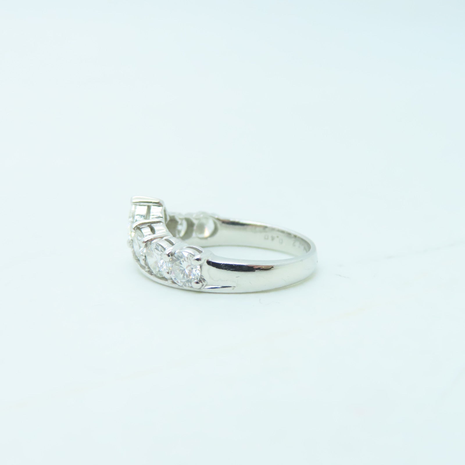 JEWELRY 【激減優惠】18K白金Ring 0.40ct/1.12ct鑽石戒指US#5.5