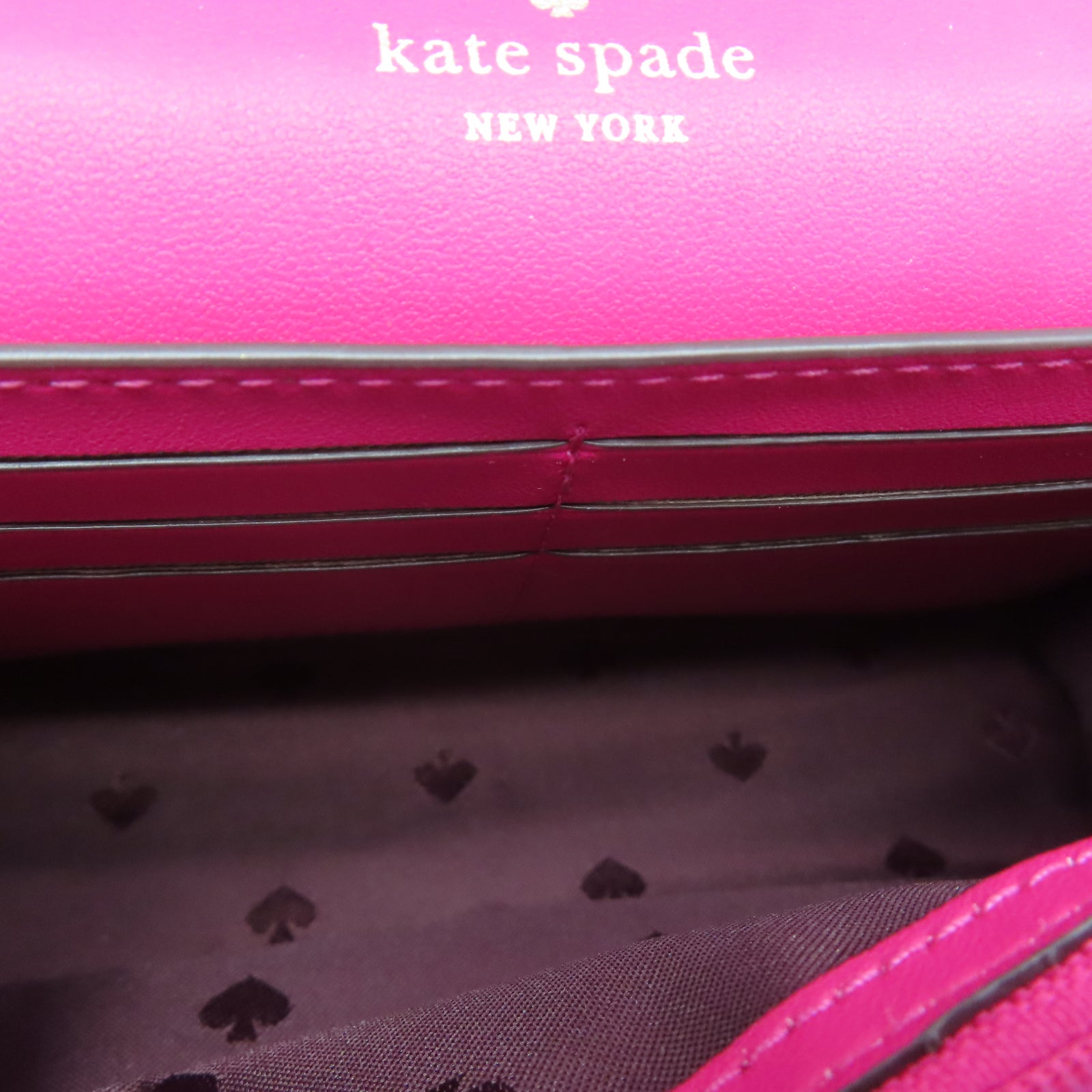 Kate Spade 牛皮皮革Shoulder Bag金扣鏈帶肩背袋粉紅色