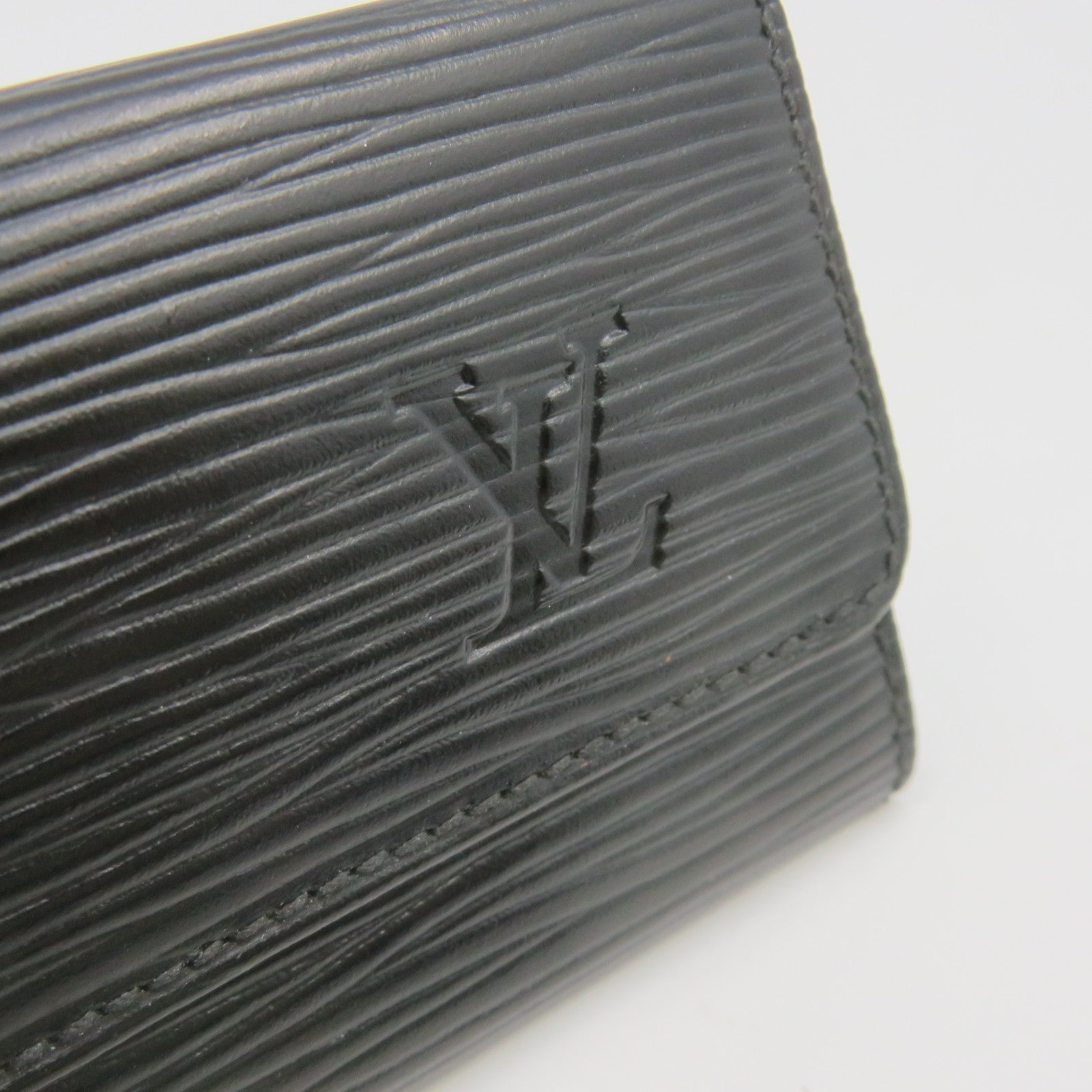 LOUIS VUITTON Epi Key holder鎖匙套黑色