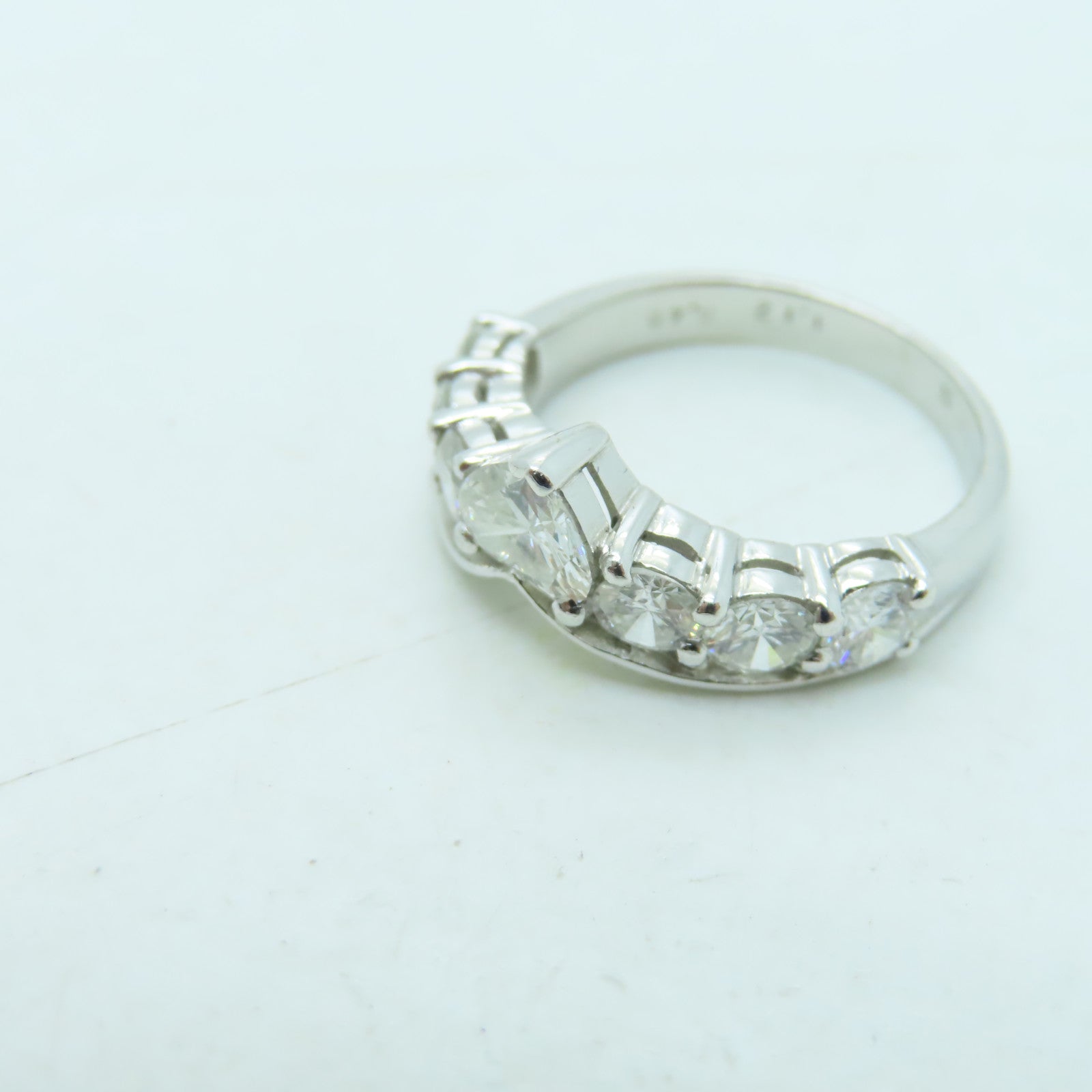 JEWELRY 【激減優惠】18K白金Ring 0.40ct/1.12ct鑽石戒指US#5.5