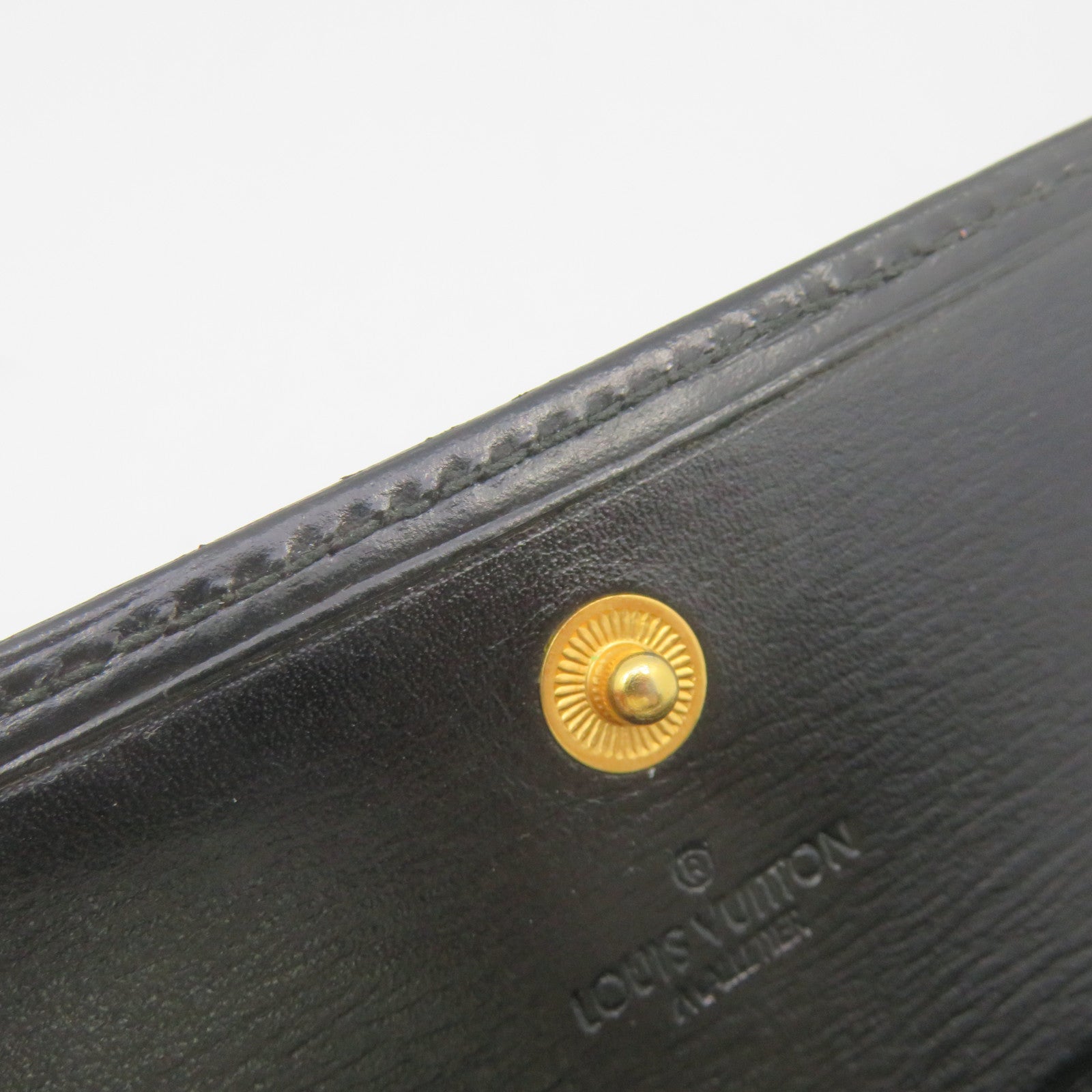 LOUIS VUITTON Epi Key holder鎖匙套黑色