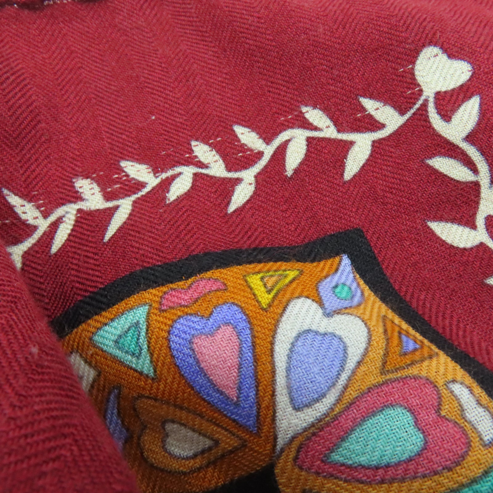HERMES Cashmere/Silk Scarf 140丝巾彩色