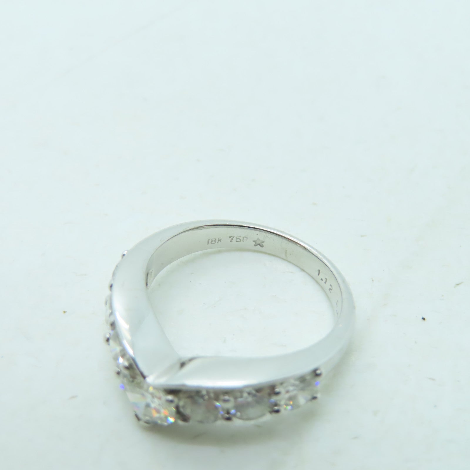 JEWELRY 【激減優惠】18K白金Ring 0.40ct/1.12ct鑽石戒指US#5.5