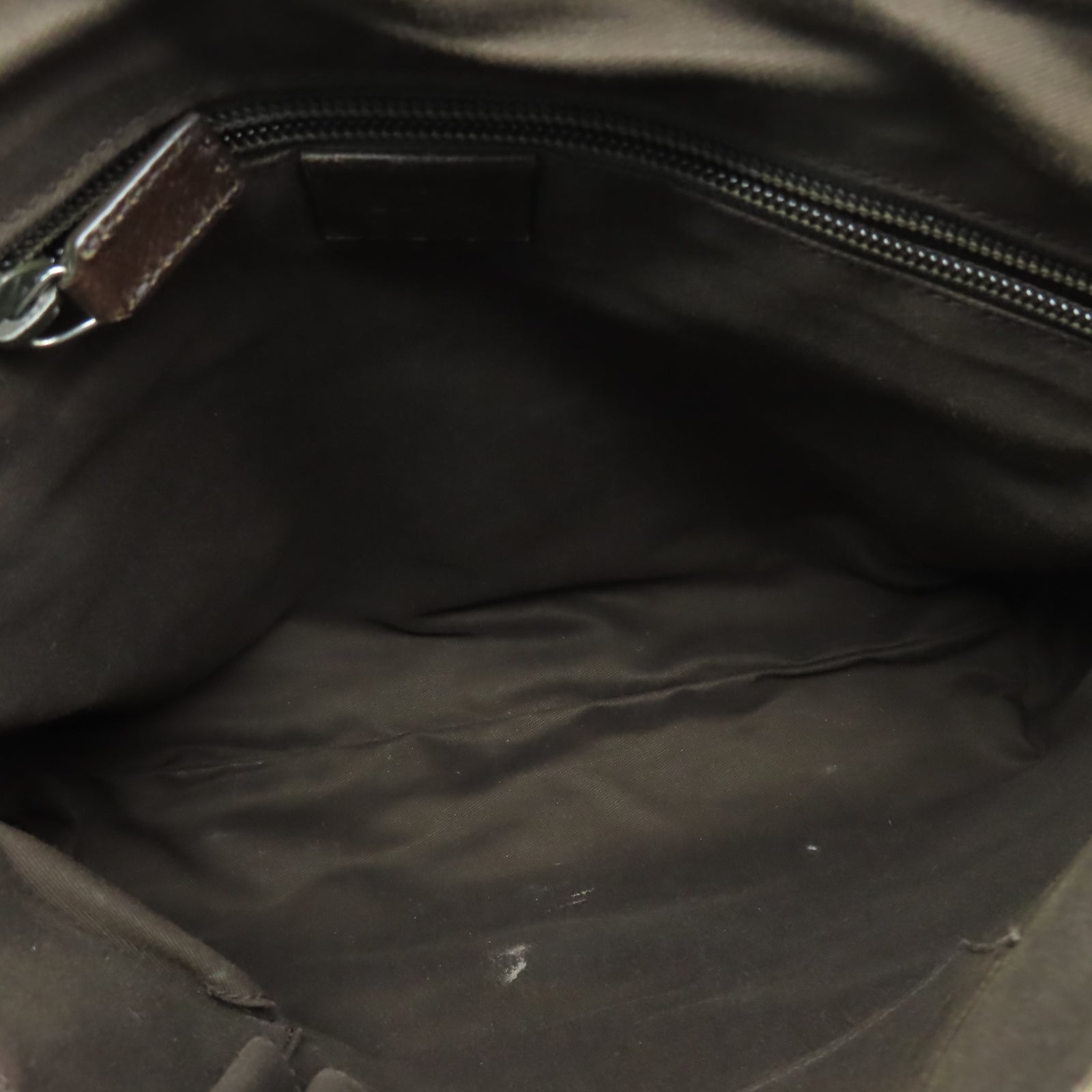 GUCCI 帆布Shoulder Bag銀扣肩背袋啡色