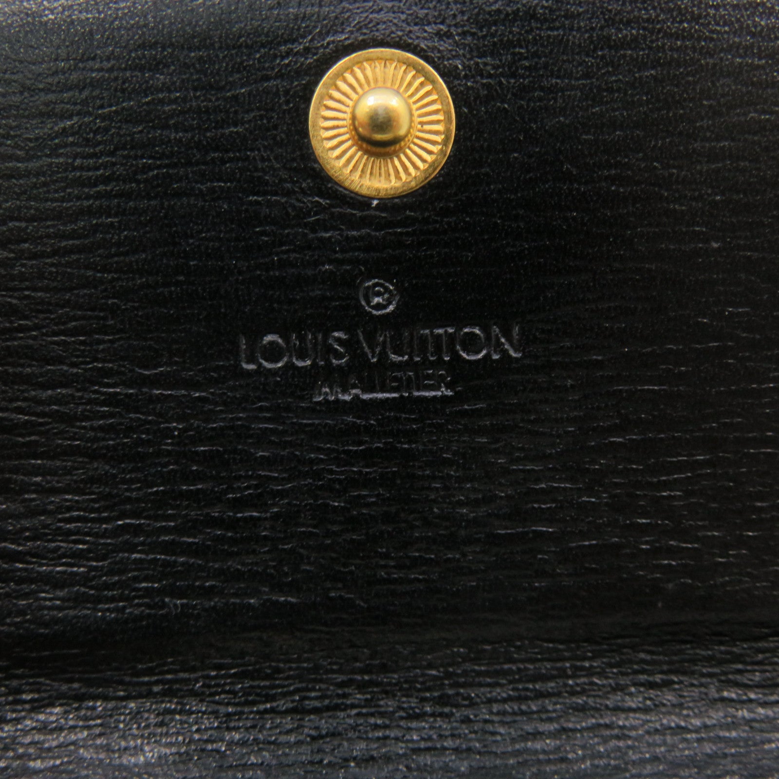 LOUIS VUITTON Epi Key holder鎖匙套黑色