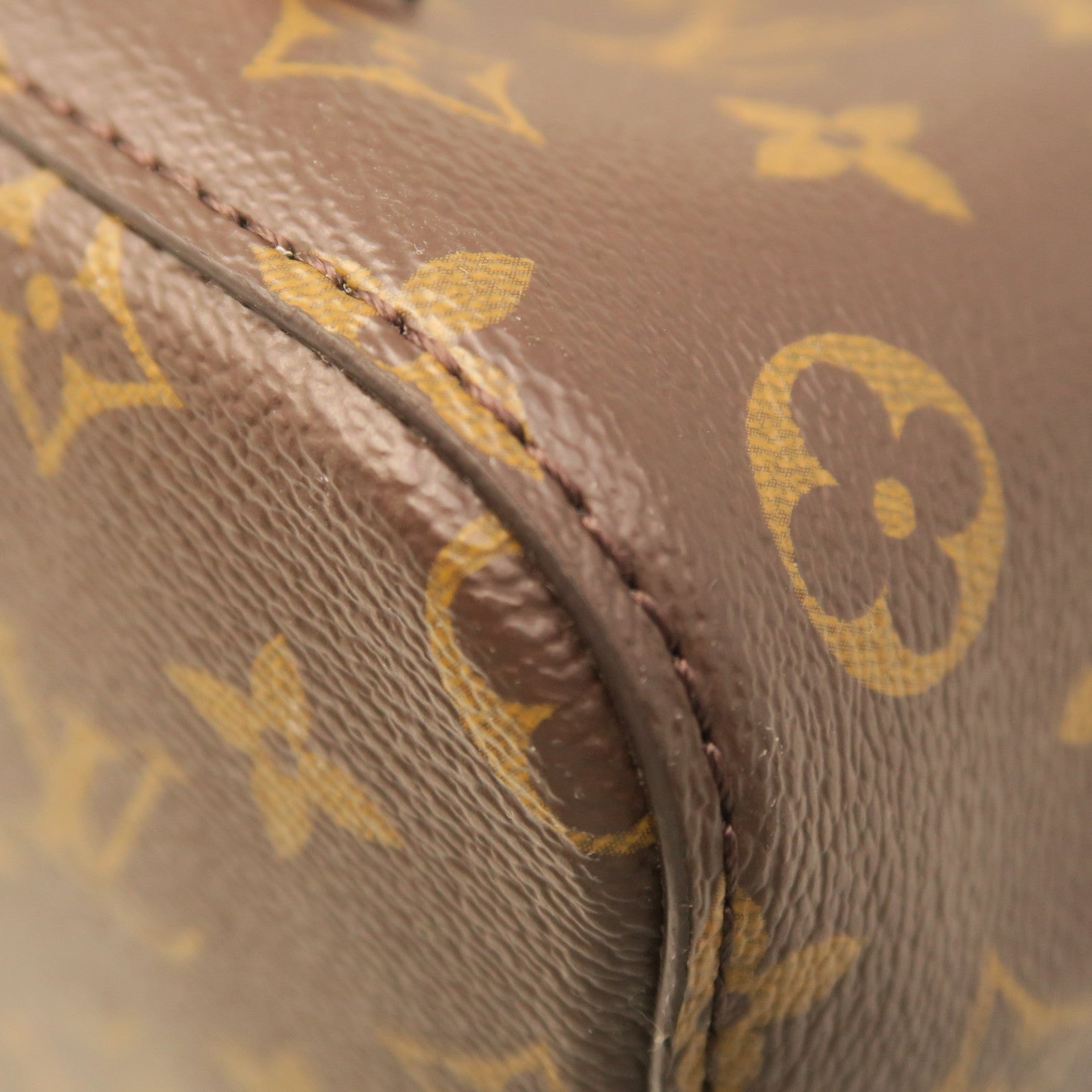 LOUIS VUITTON Monogram Neo Noe MM Gold Buckle Shoulder Bag Brown/Pink