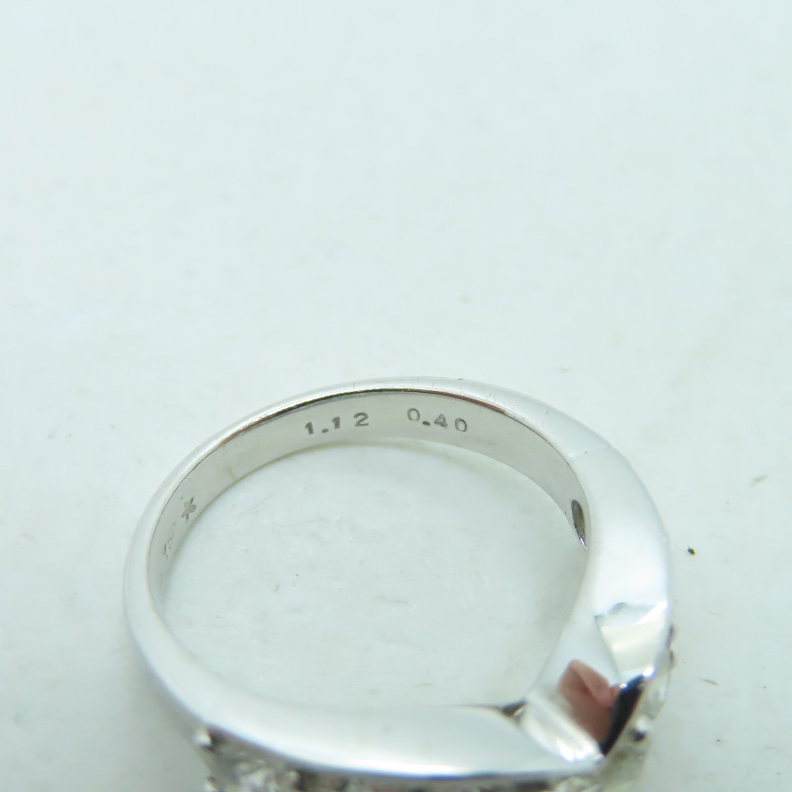 JEWELRY 【激減優惠】18K白金Ring 0.40ct/1.12ct鑽石戒指US#5.5