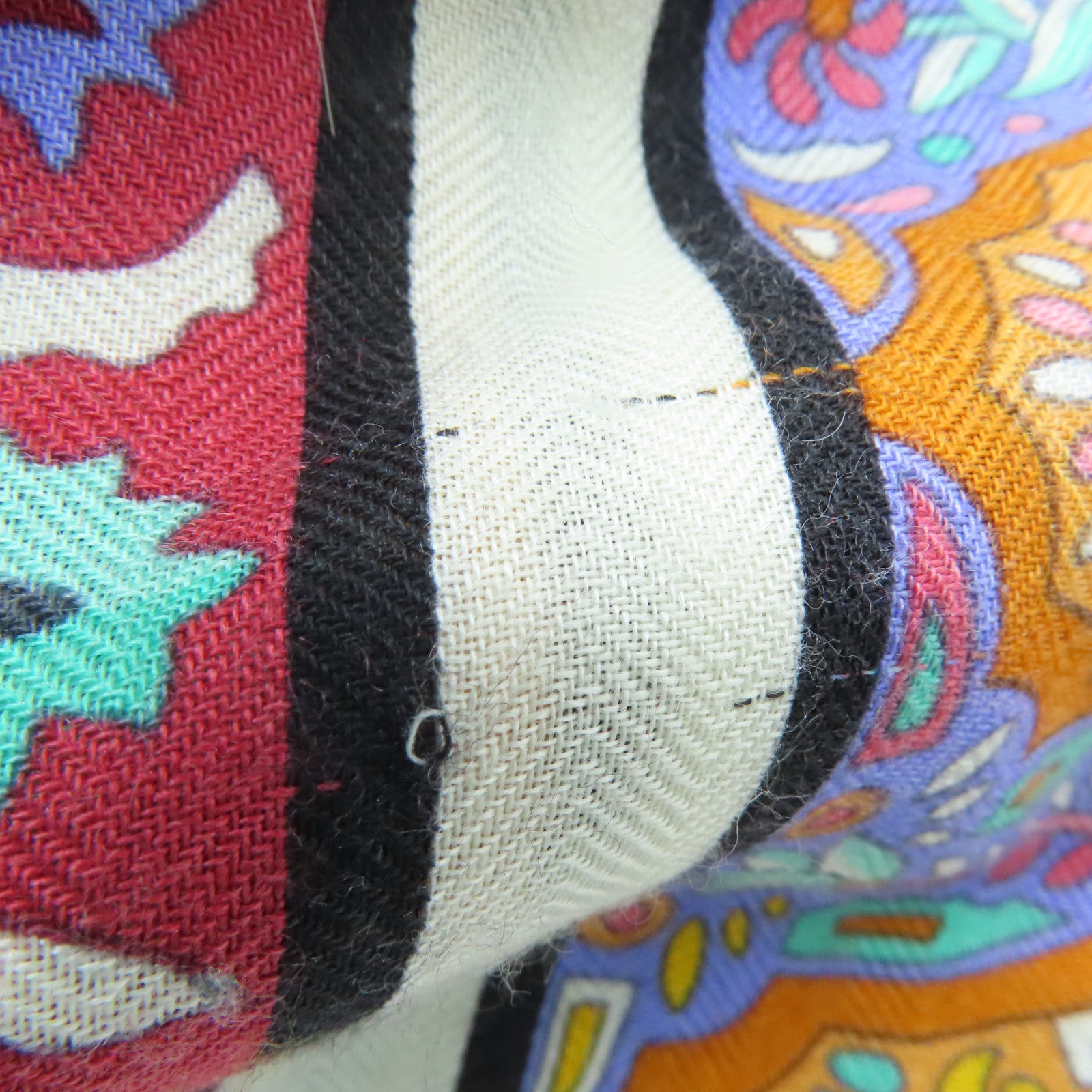 HERMES Cashmere/Silk Scarf 140丝巾彩色
