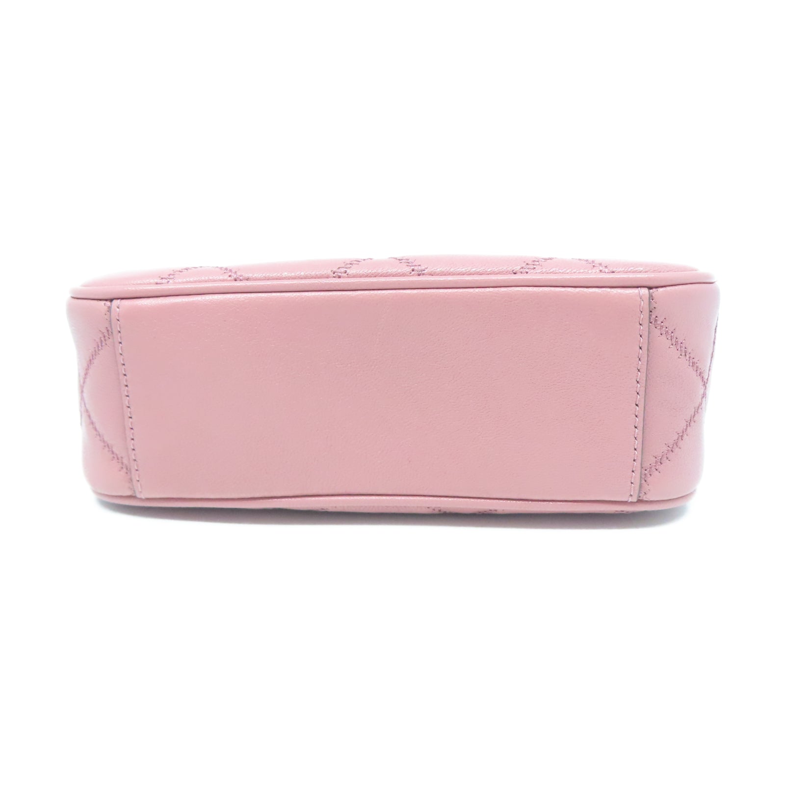 Tory Burch 牛皮皮革Shoulder Bag金扣鏈帶肩背袋粉紅色