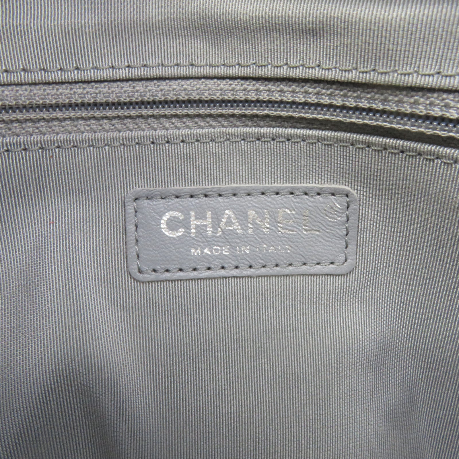 CHANEL 菱格牛皮皮革Chain Shoulder Bag银扣链带肩背袋紫色