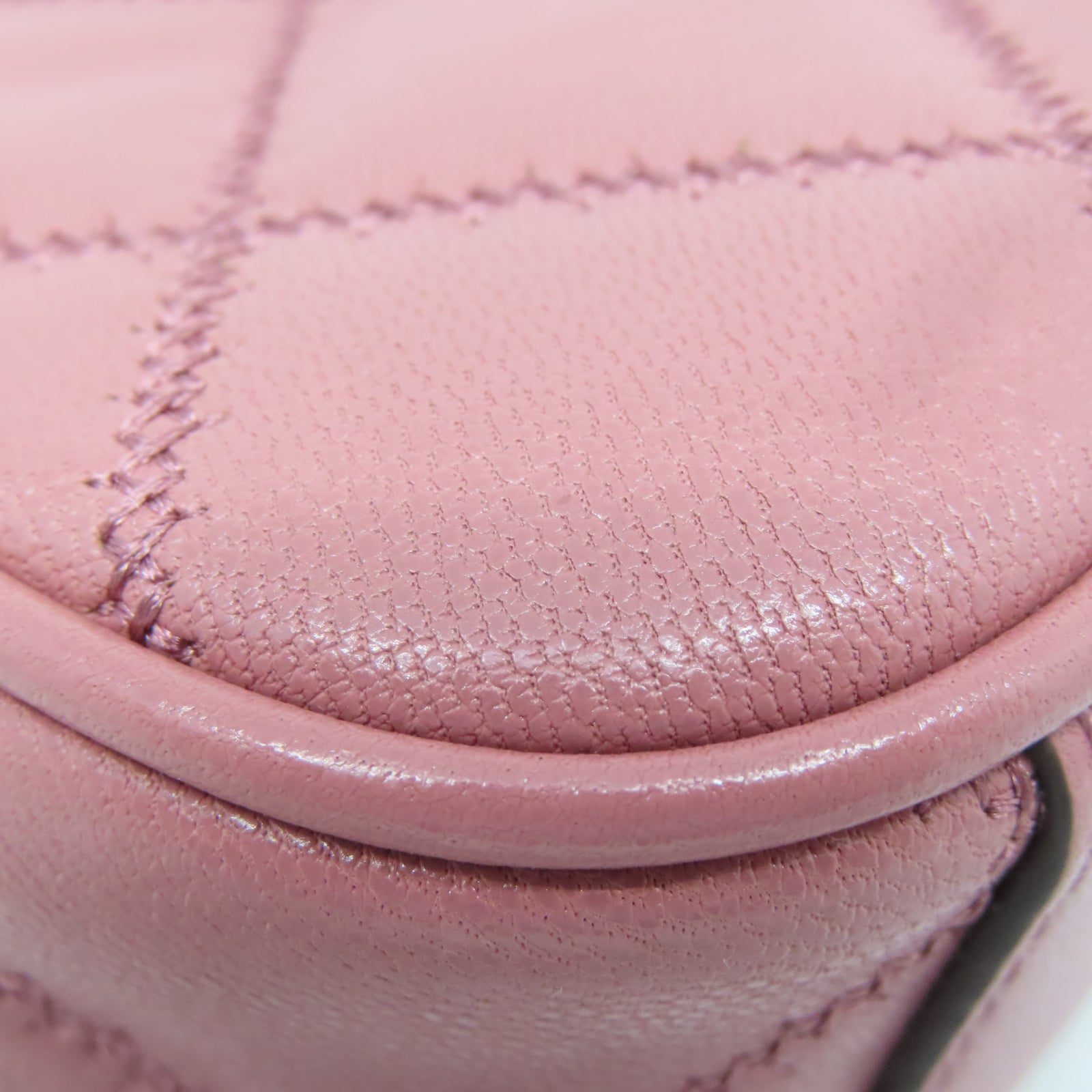 Tory Burch 牛皮皮革Shoulder Bag金扣鏈帶肩背袋粉紅色