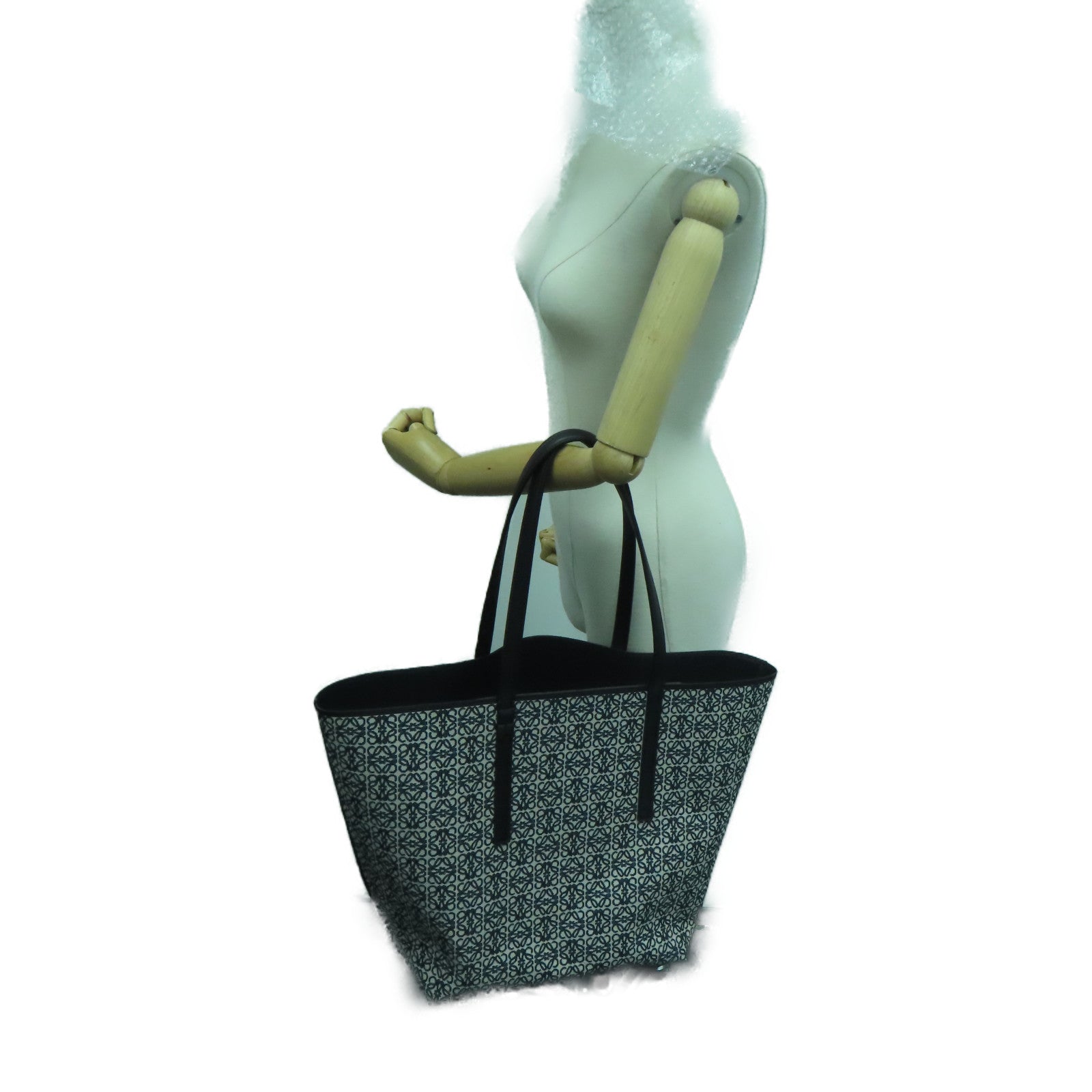 LOEWE 帆布Tote Bag手挽袋蓝色