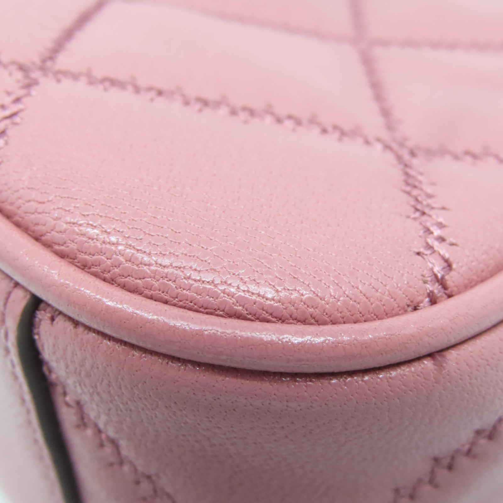 Tory Burch 牛皮皮革Shoulder Bag金扣鏈帶肩背袋粉紅色