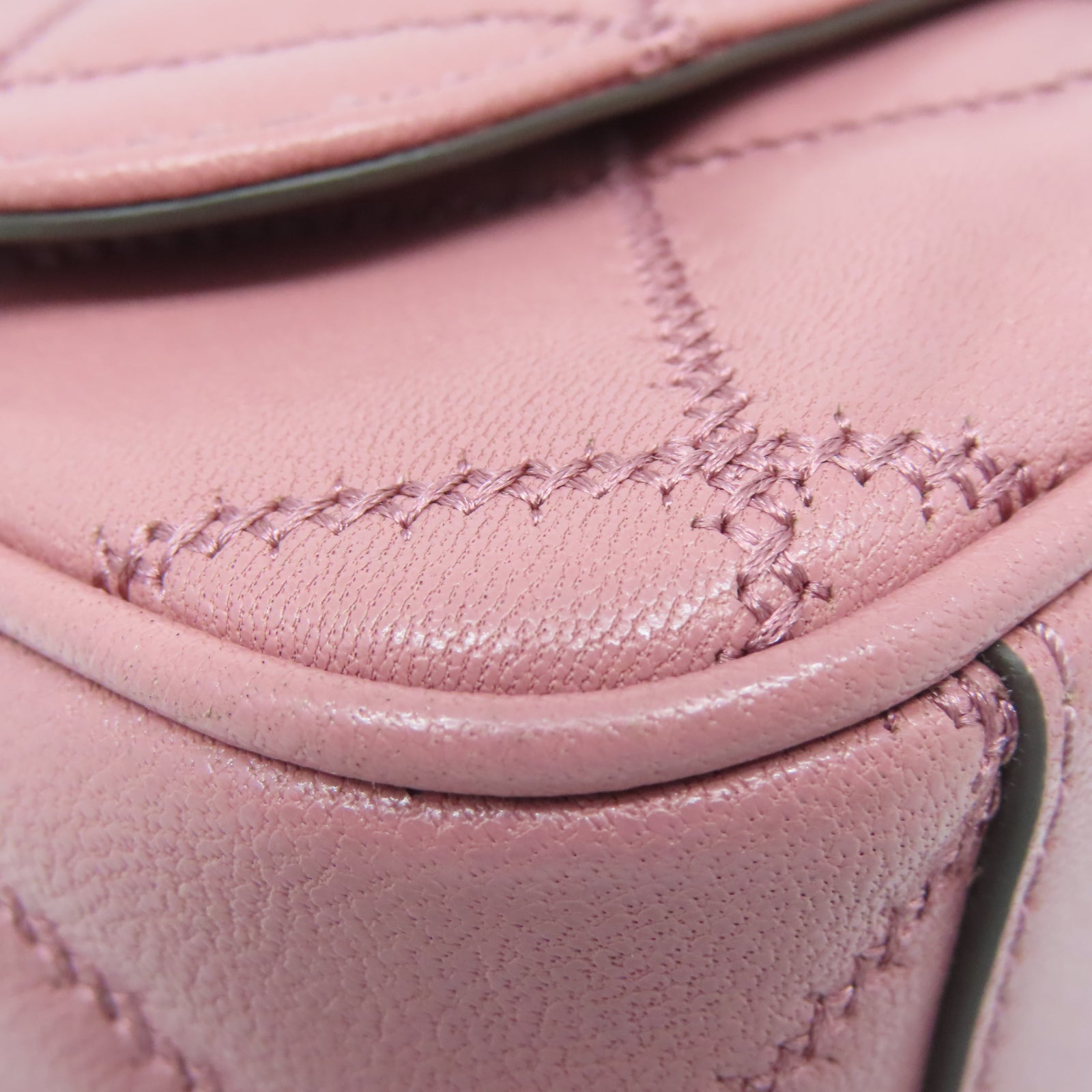 Tory Burch 牛皮皮革Shoulder Bag金扣鏈帶肩背袋粉紅色