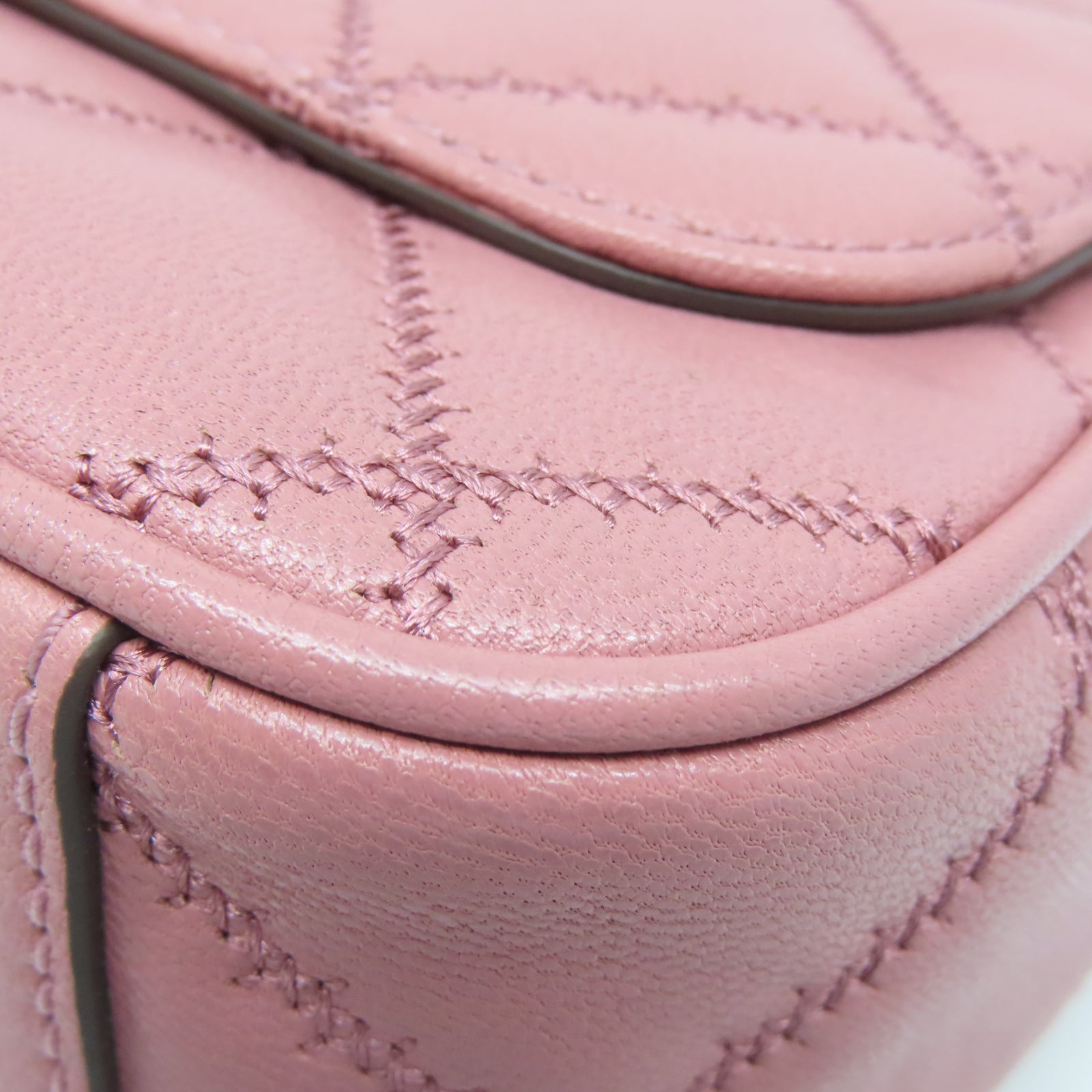 Tory Burch 牛皮皮革Shoulder Bag金扣鏈帶肩背袋粉紅色