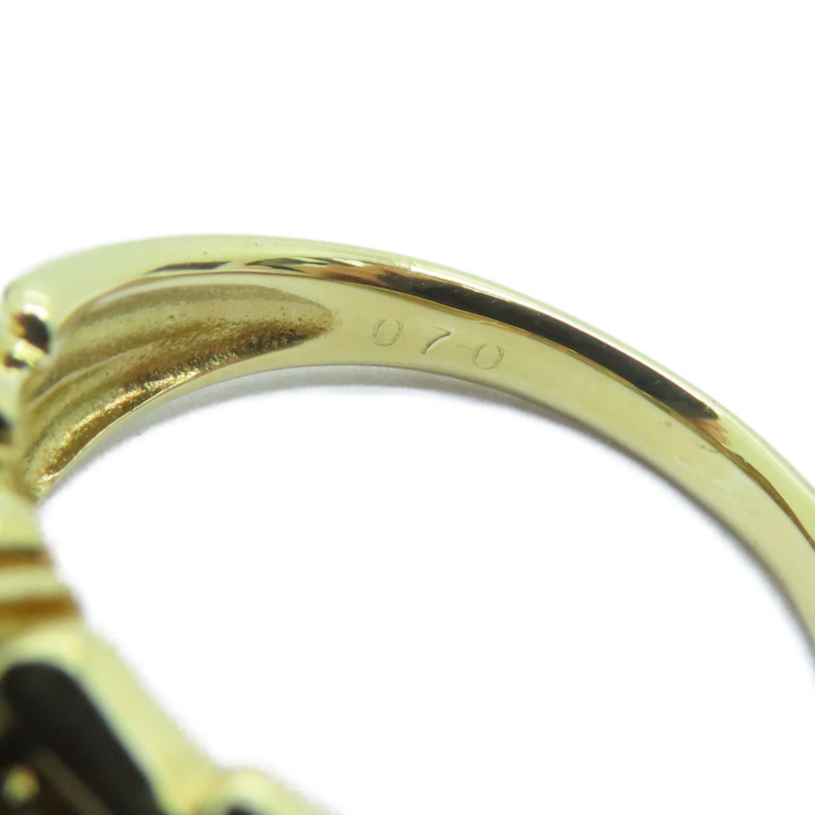 JEWELRY 【激减优惠】18K黄金Emerald Ring 0.70ct绿宝石/0.30ct钻石戒指US#7