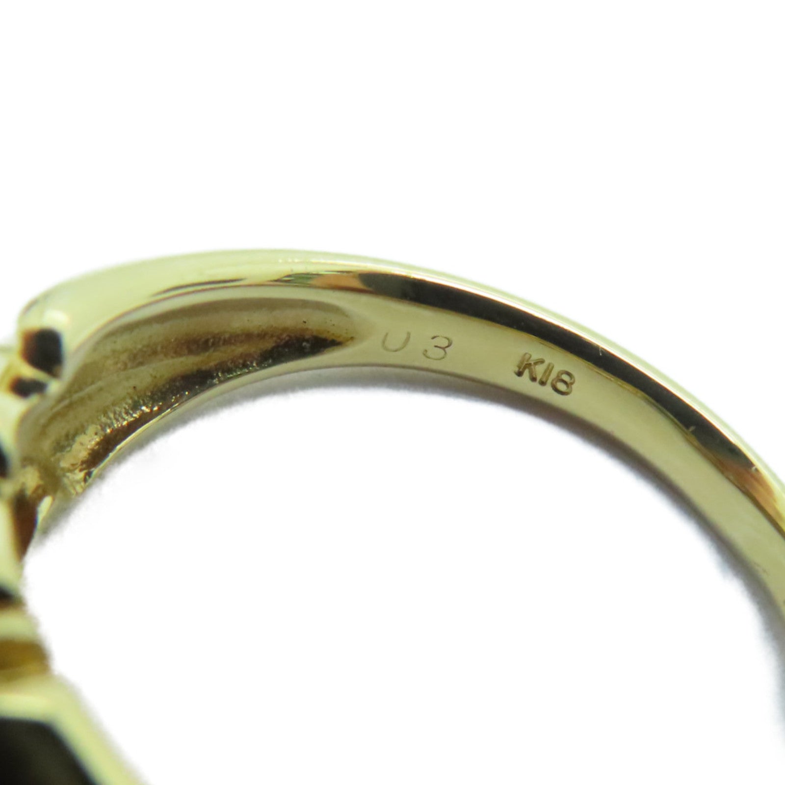 JEWELRY 【激减优惠】18K黄金Emerald Ring 0.70ct绿宝石/0.30ct钻石戒指US#7