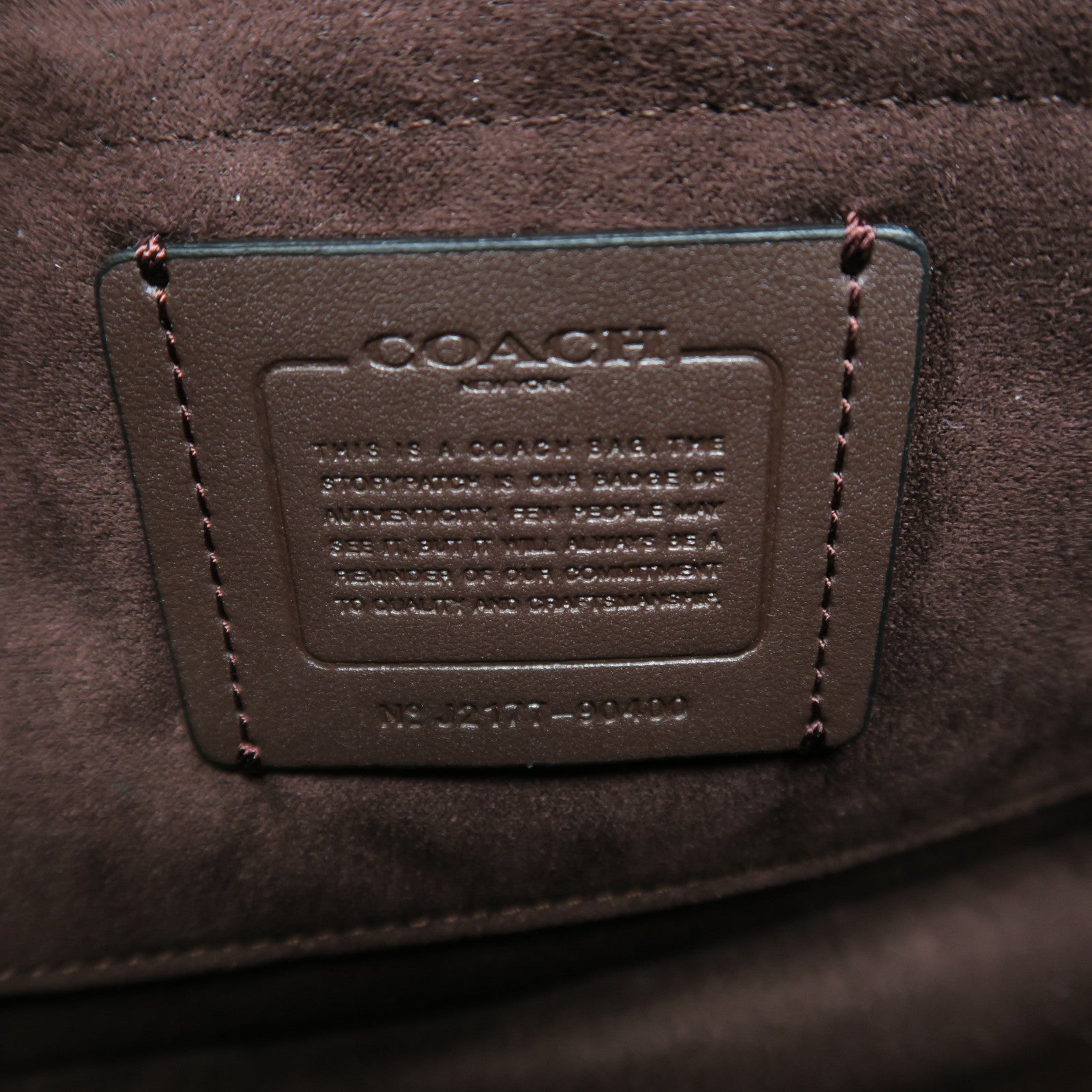 COACH 牛皮皮革Shoulder Bag銀扣肩背袋黑色/灰色