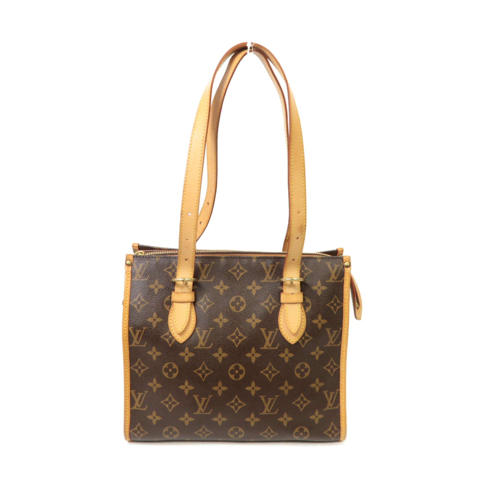 LOUIS VUITTON Monogram Popincourt Haut金扣肩背袋啡色