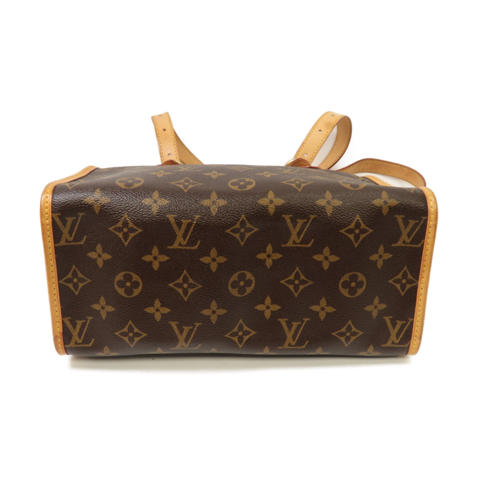 LOUIS VUITTON Monogram Popincourt Haut金扣肩背袋啡色