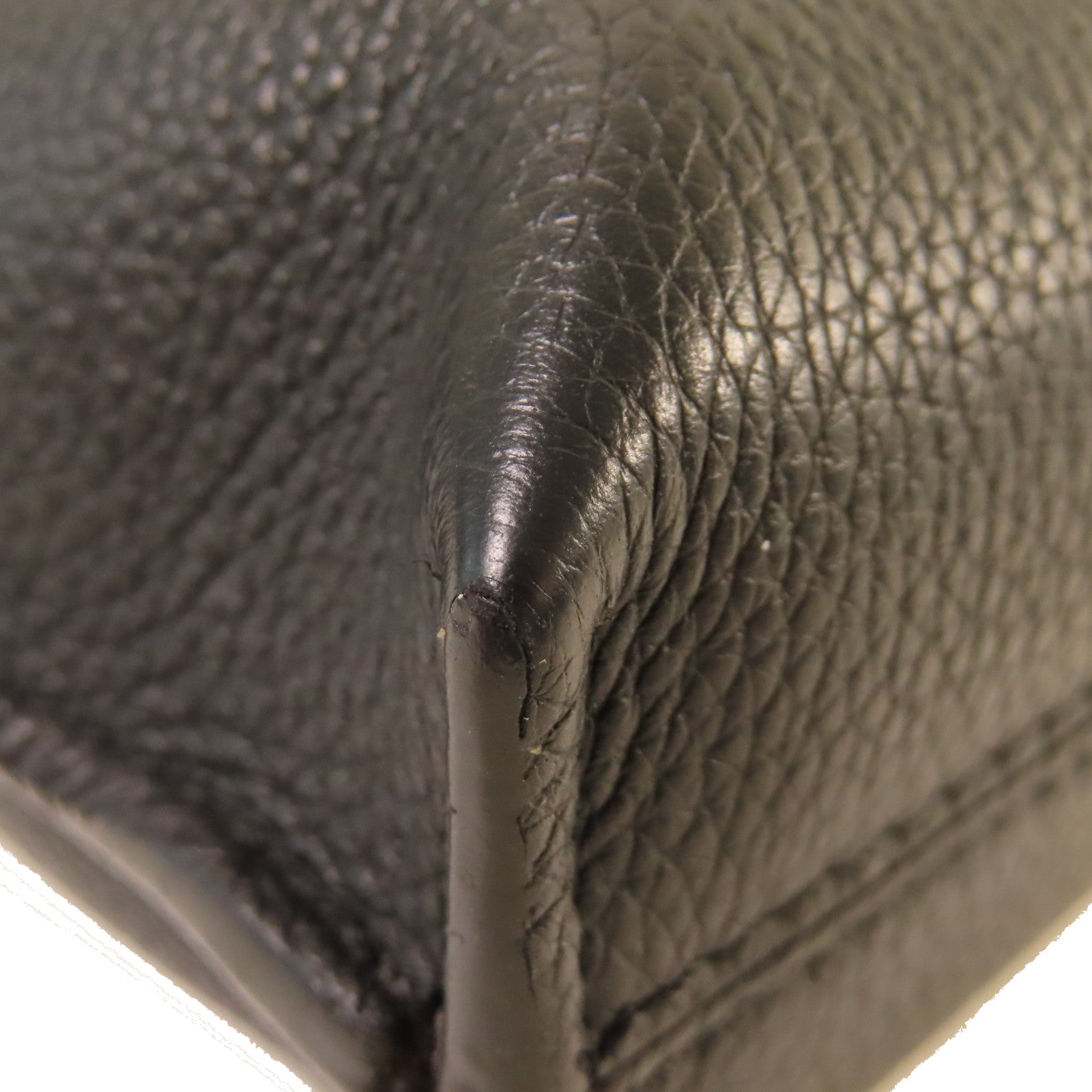 LOEWE 牛皮皮革2Way Shoulder Bag銀扣手挽肩背兩用袋黑色