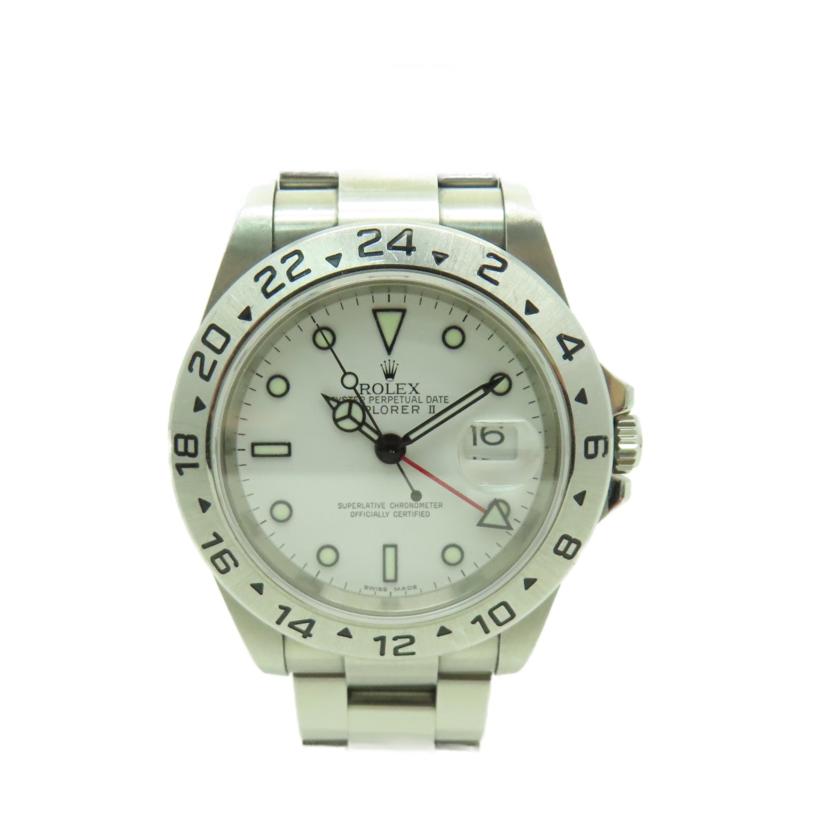 ROLEX Explorer II不鏽鋼手錶自動機芯白色