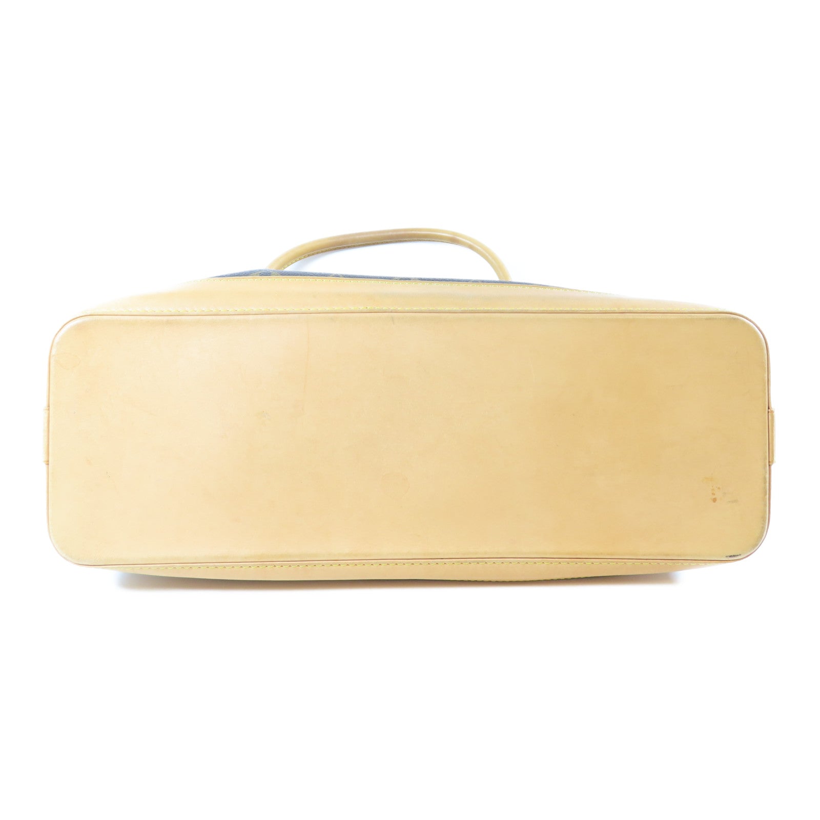 LOUIS VUITTON Monogram Lockit Horizontal金扣手挽袋啡色