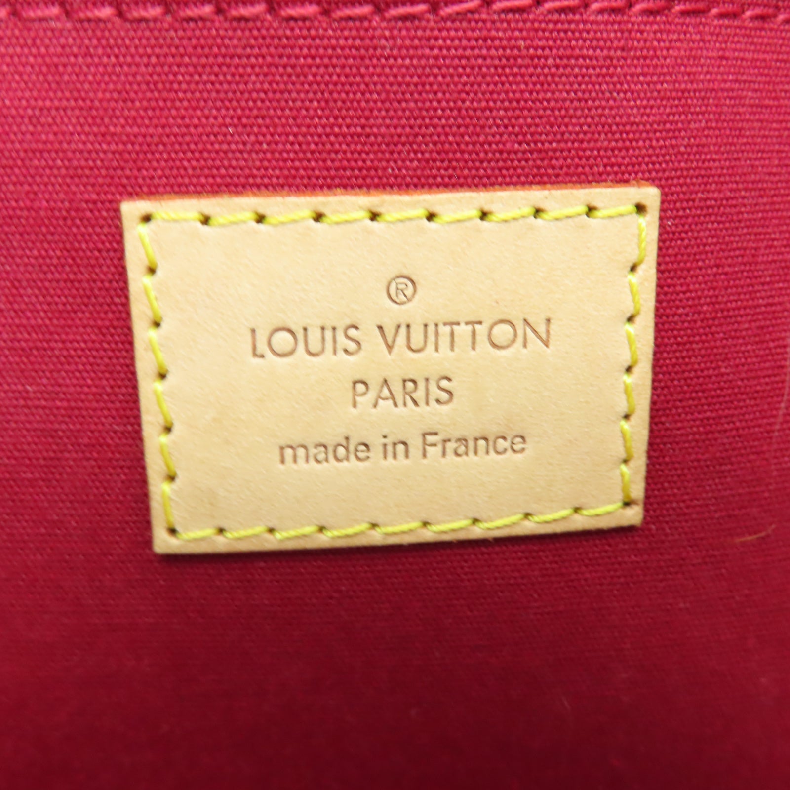 LOUIS VUITTON Monogram Vernis Roxbury Drive金扣手挽肩背兩用袋紅色