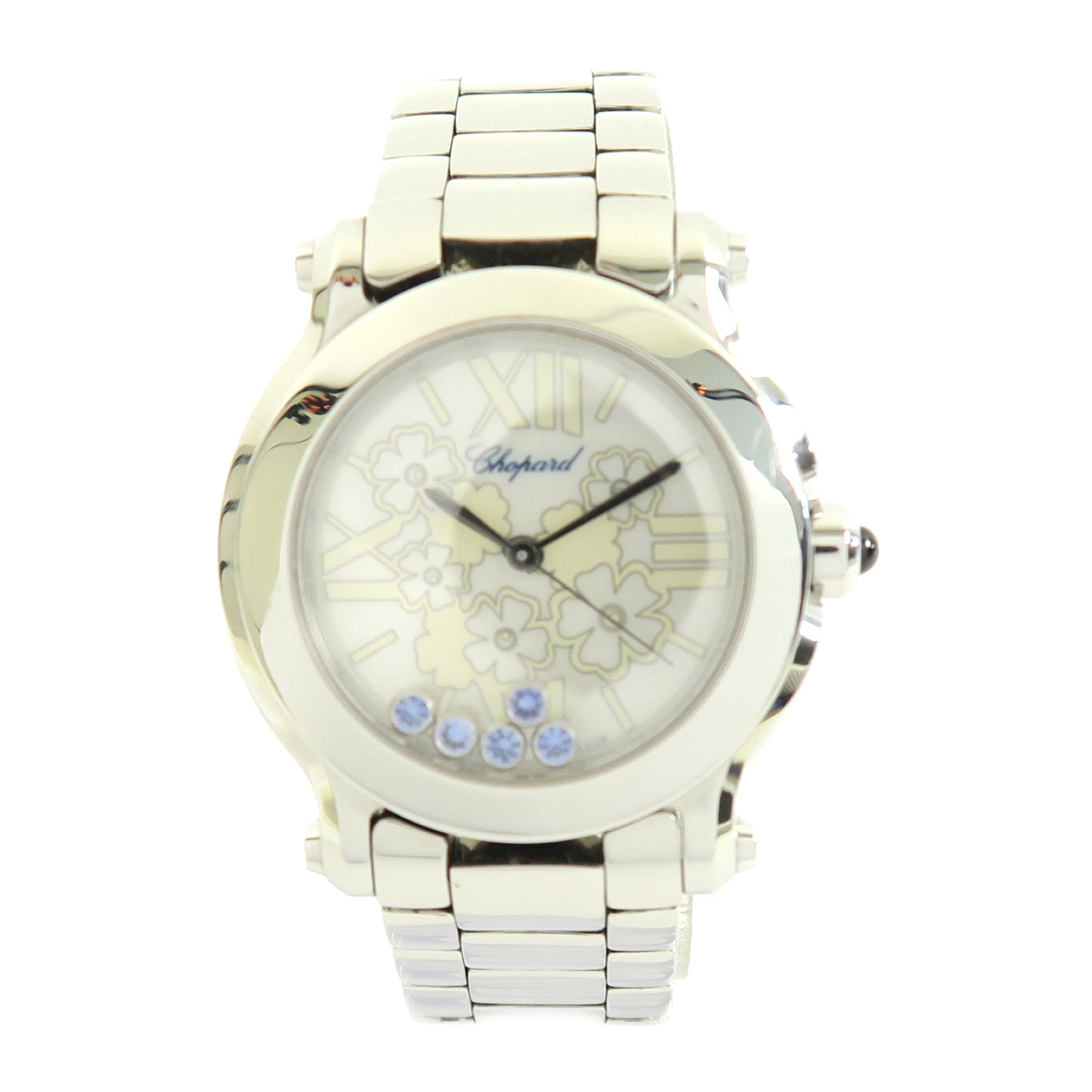 Chopard 不鏽鋼Happy Sport手錶石英機芯米色
