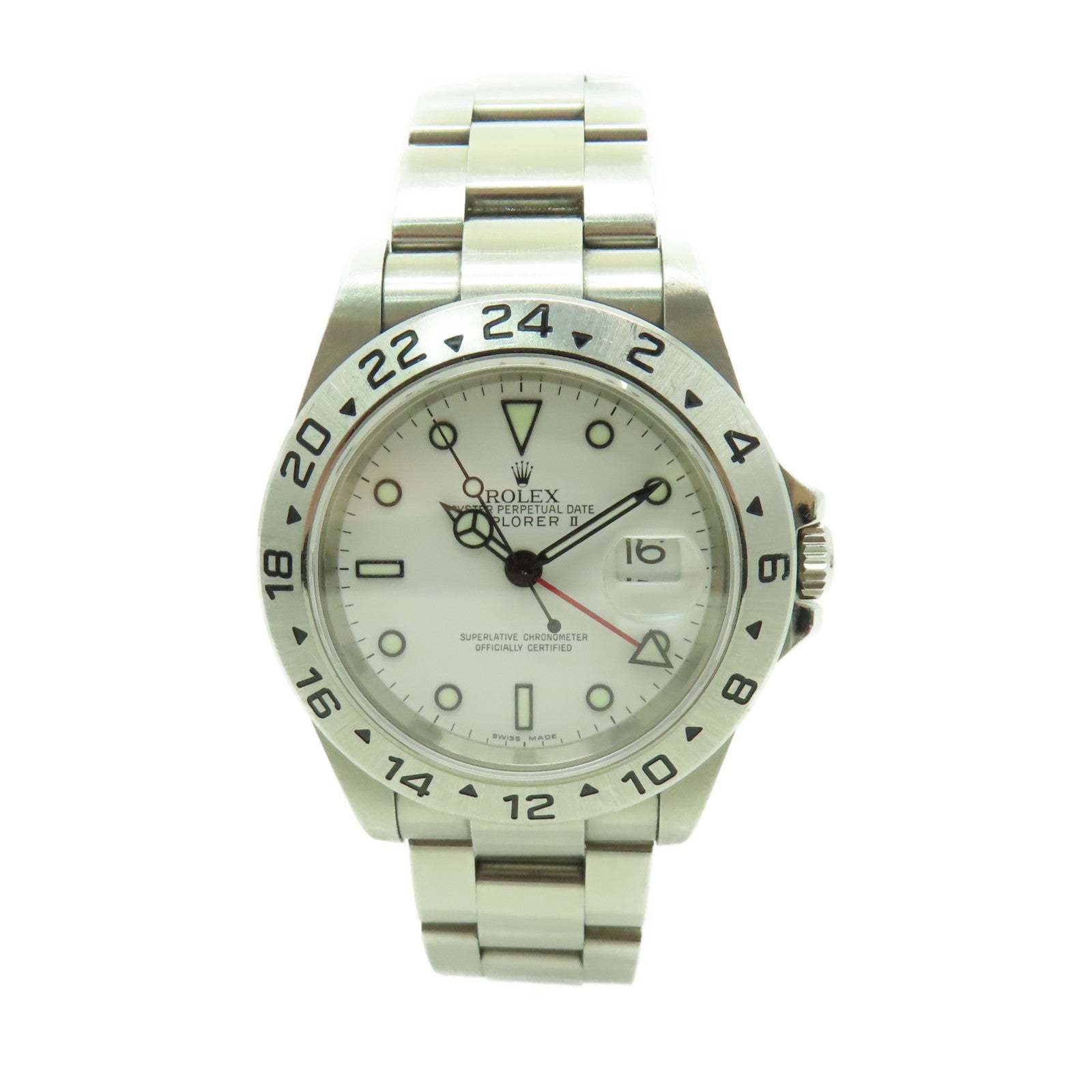ROLEX Explorer II不鏽鋼手錶自動機芯白色