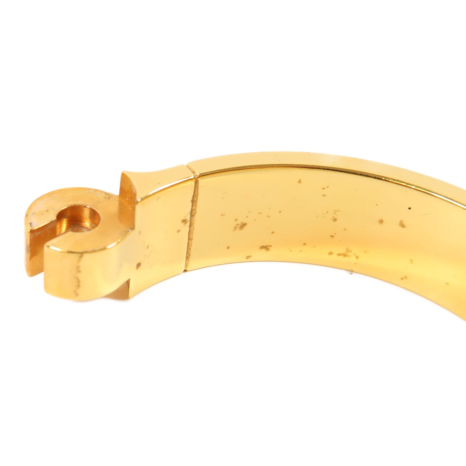 HERMES 金屬Charniere Bracelet金扣手鐲紅色/藍色