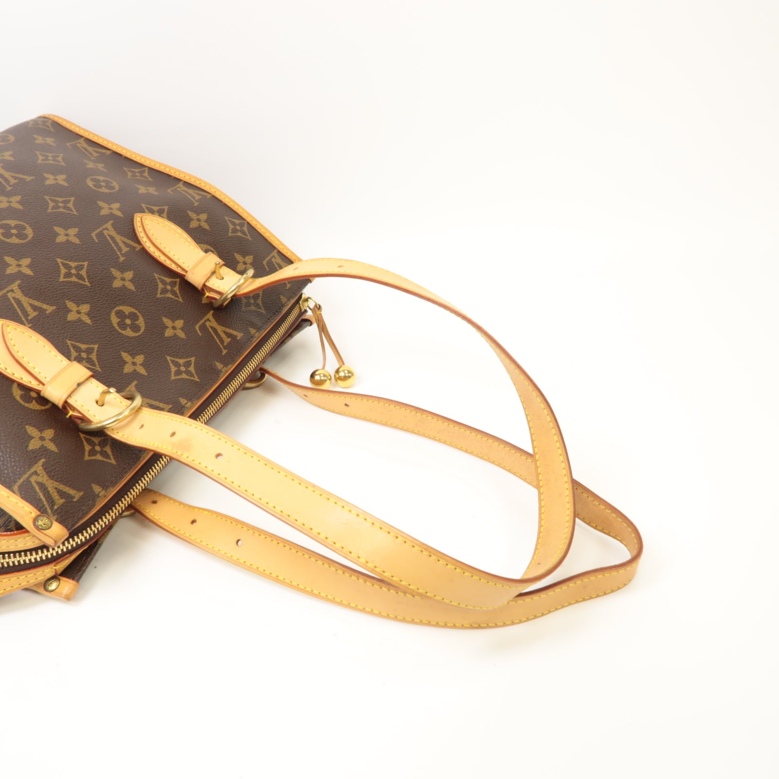 LOUIS VUITTON Monogram Popincourt Haut金扣肩背袋啡色