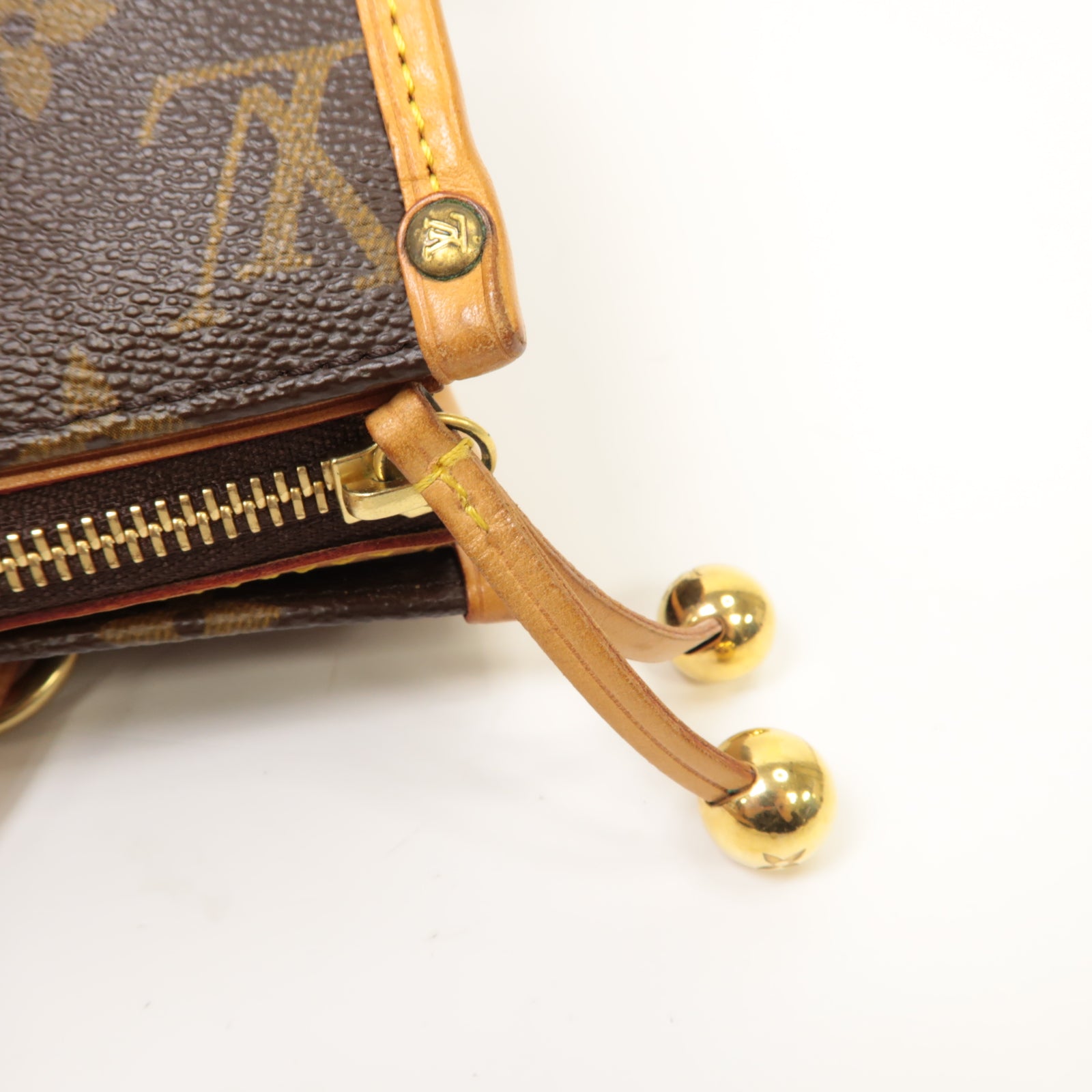 LOUIS VUITTON Monogram Popincourt Haut金扣肩背袋啡色