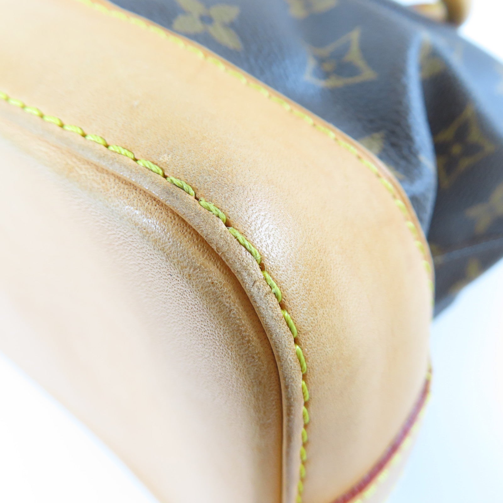 LOUIS VUITTON Monogram Lockit Horizontal金扣手挽袋啡色