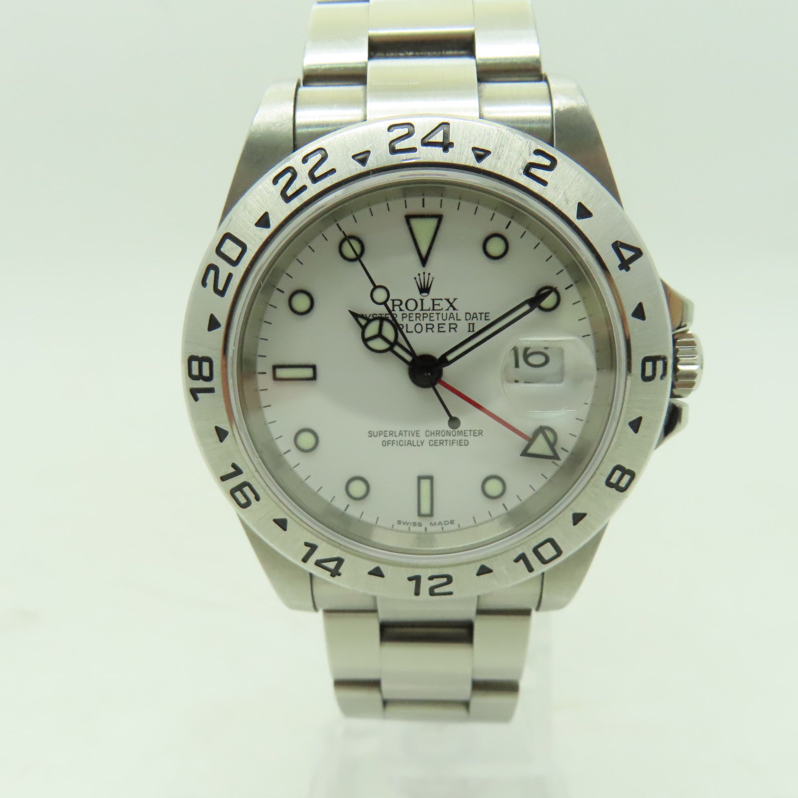 ROLEX Explorer II不鏽鋼手錶自動機芯白色
