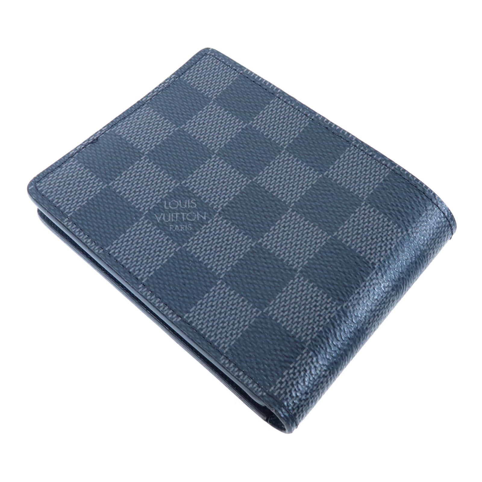 LOUIS VUITTON Damier Graphite Slender Wallet錢包黑色/灰色