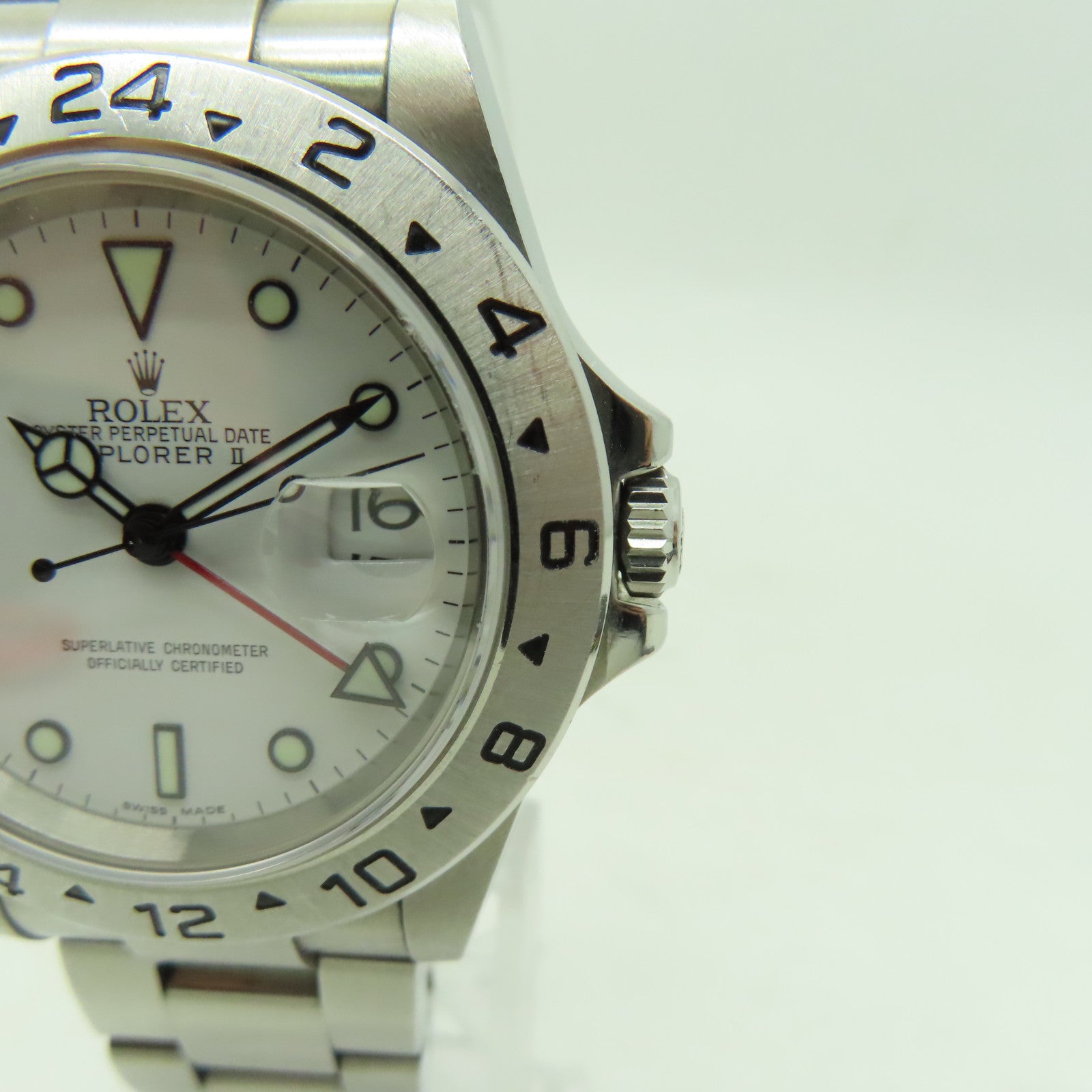 ROLEX Explorer II不鏽鋼手錶自動機芯白色