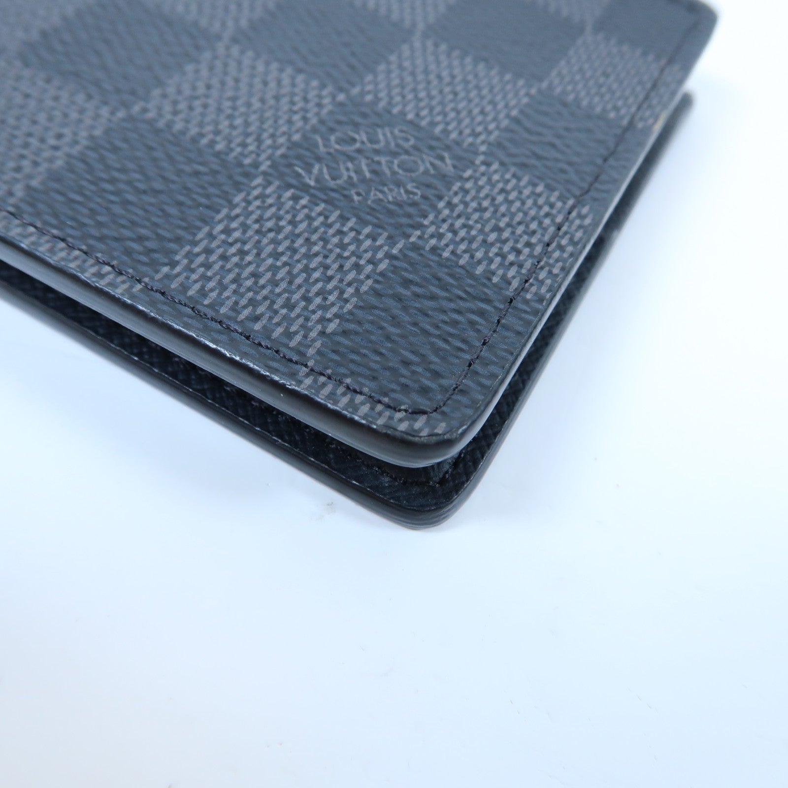 LOUIS VUITTON Damier Graphite Slender Wallet錢包黑色/灰色