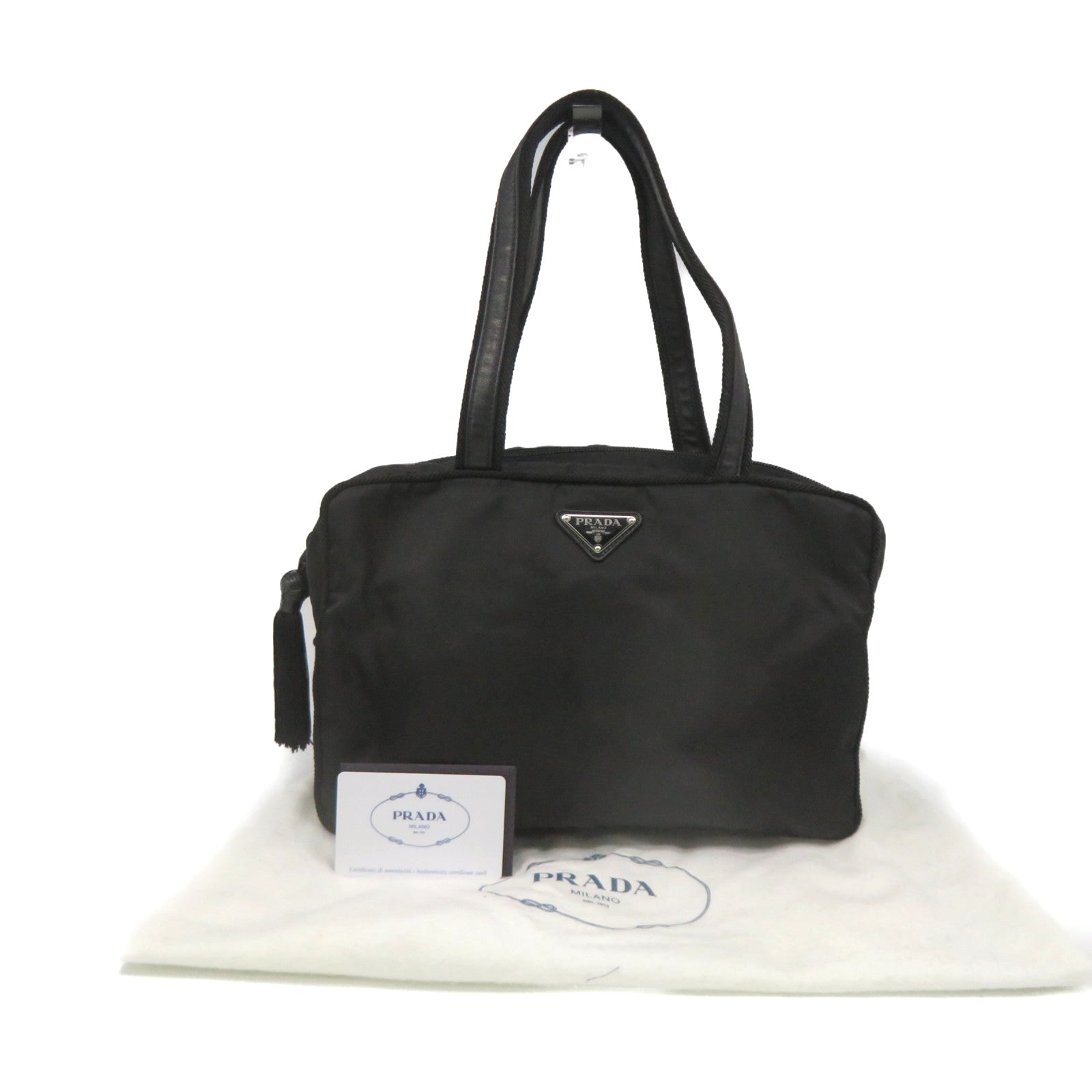 PRADA 尼龍Hand Bag手挽袋黑色