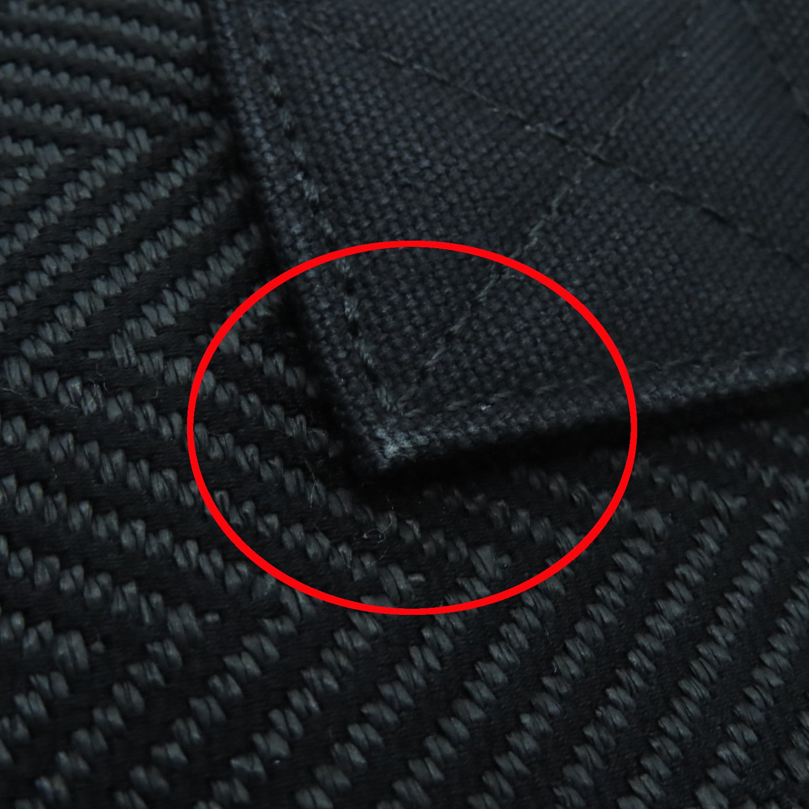 HERMES 帆布Tote Bag银扣手挽袋黑色