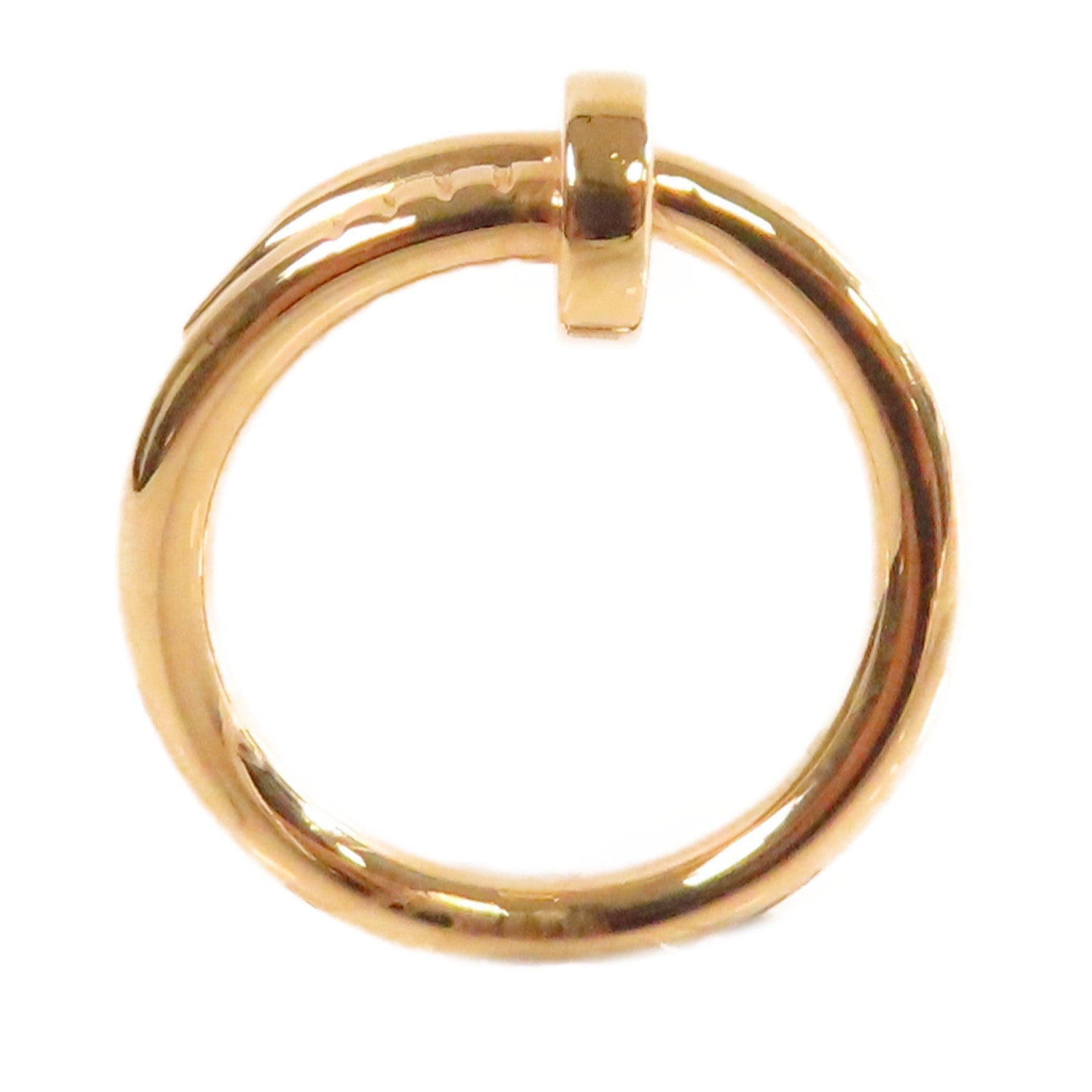 CARTIER 18K玫瑰金Juste Un Clou Ring戒指#56/US#8