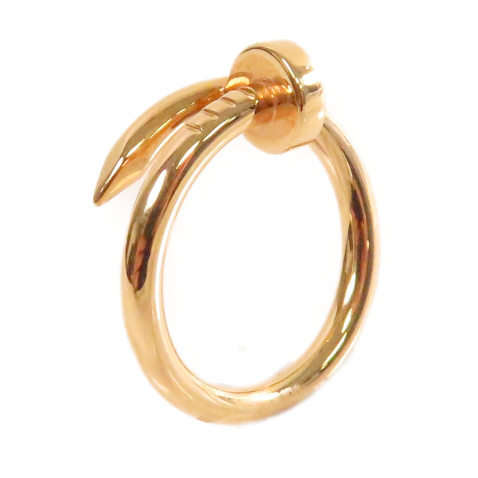 CARTIER 18K玫瑰金Juste Un Clou Ring戒指#56/US#8